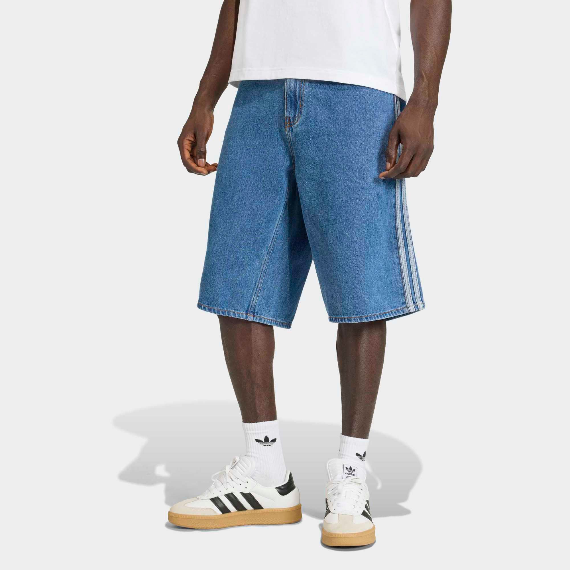 adidas Men's Adicolor Firebird Denim Shorts