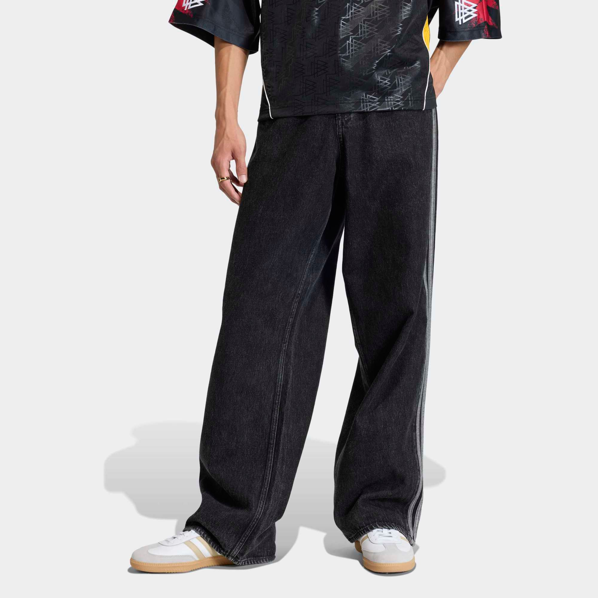 adidas Originals Men's Denim Firebird Pants