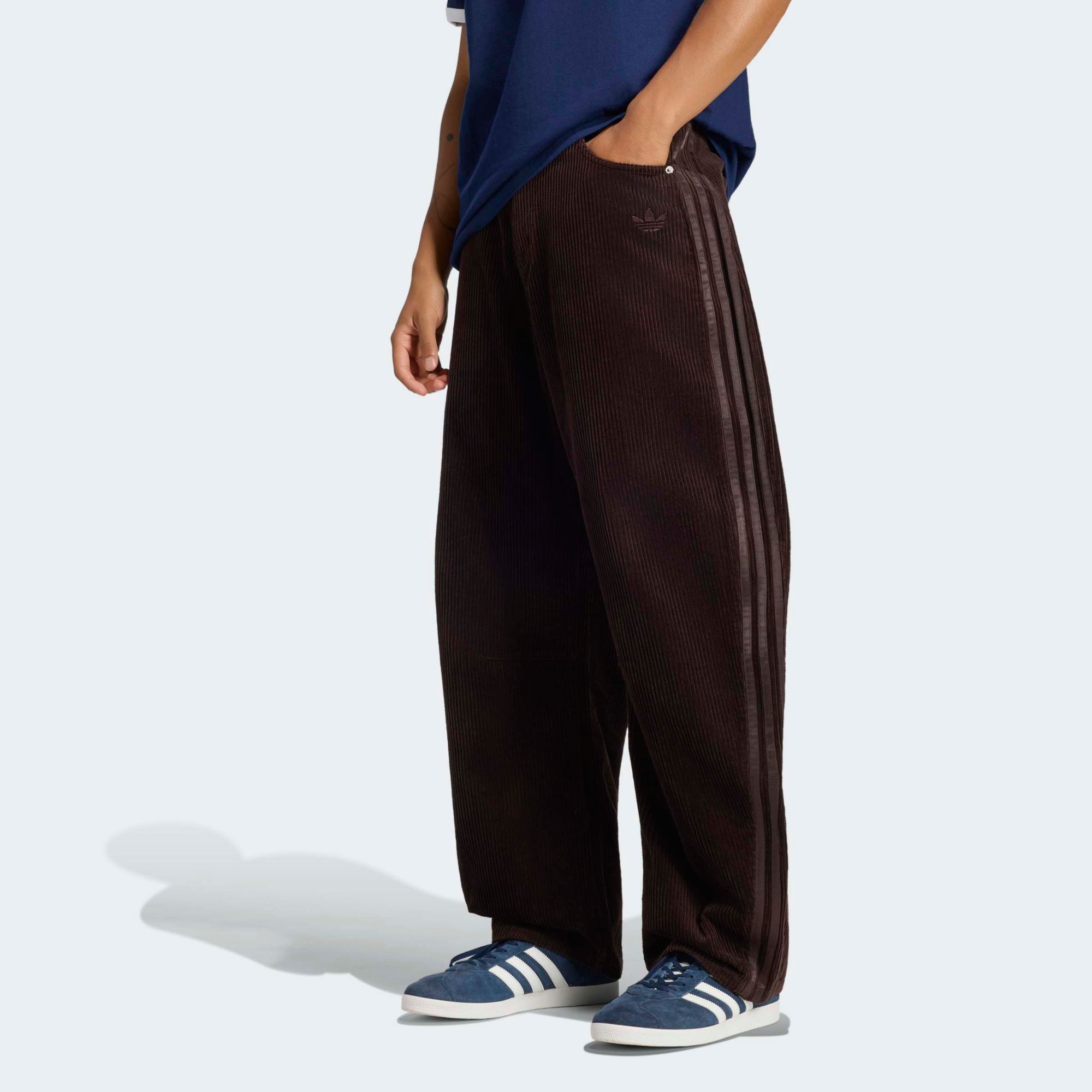 adidas Originals Men's Winter Club Barrel Leg Corduroy Trousers