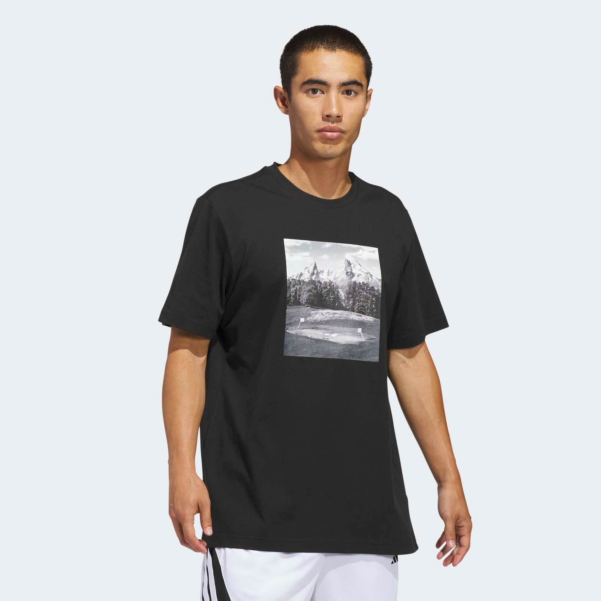 adidas Men's Hoop Sanctuary Graphic T-Shirt