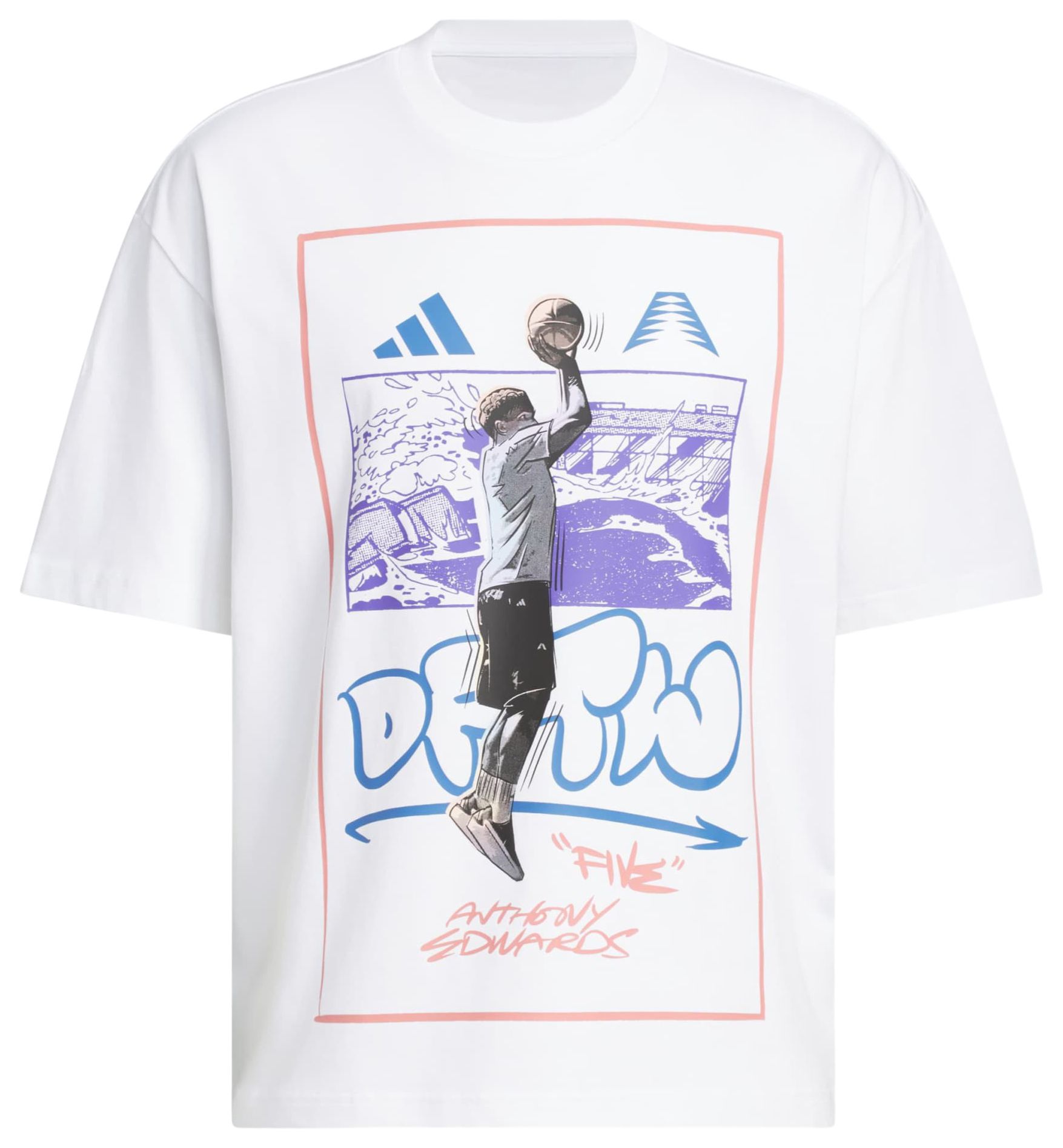 adidas Originals Men's Anthony Edwards Dftw Anime Tee