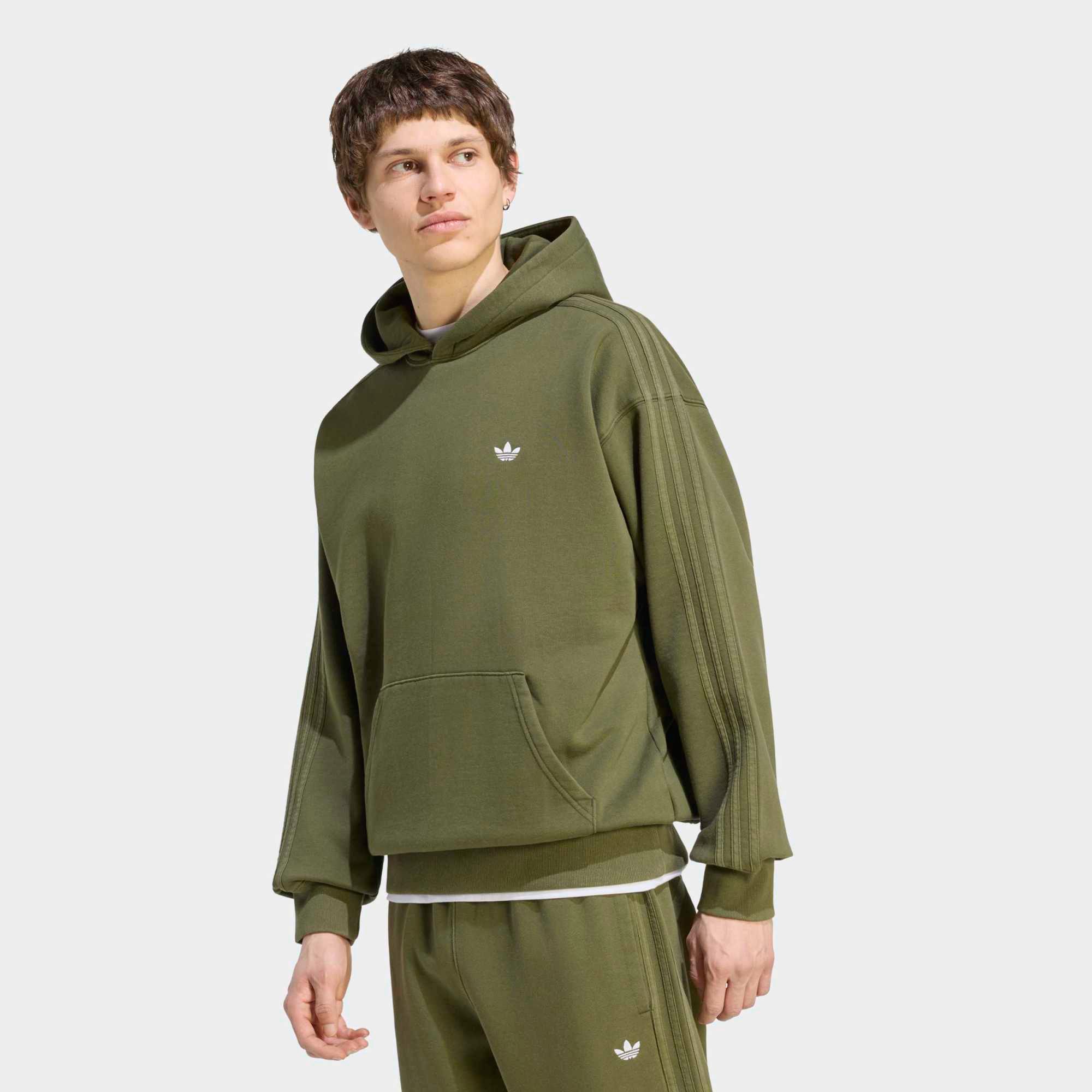 adidas Originals Men's Trefoil Essentials Washed Loose Hoodie