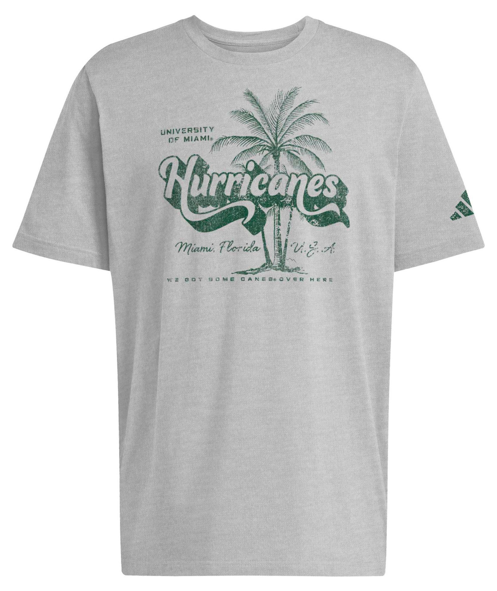 adidas Men's Miami Hurricanes Retro T-Shirt