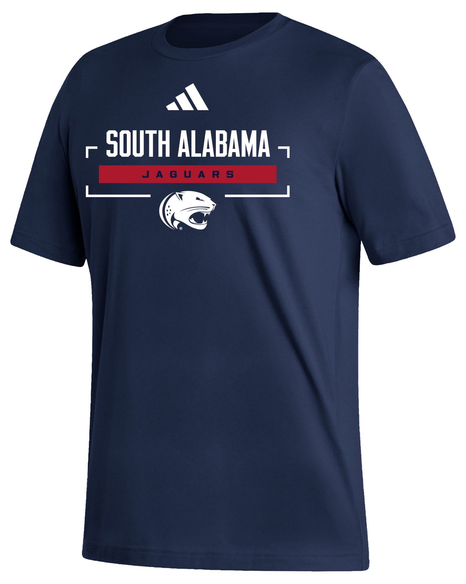 adidas Men's South Alabama Jaguars Navy Fresh Icon T-Shirt