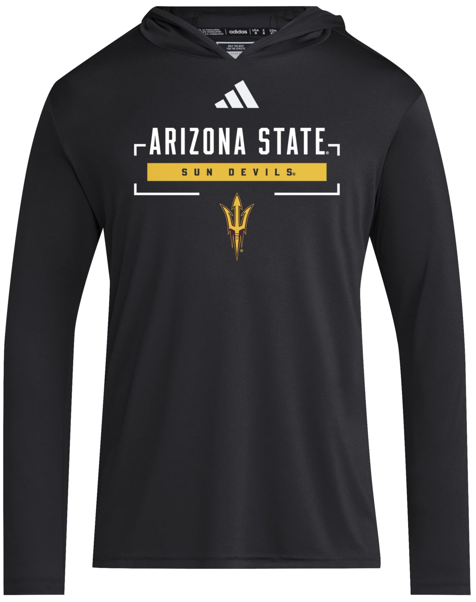 adidas Men's Arizona State Sun Devils Black Icon Long Sleeve Shirt