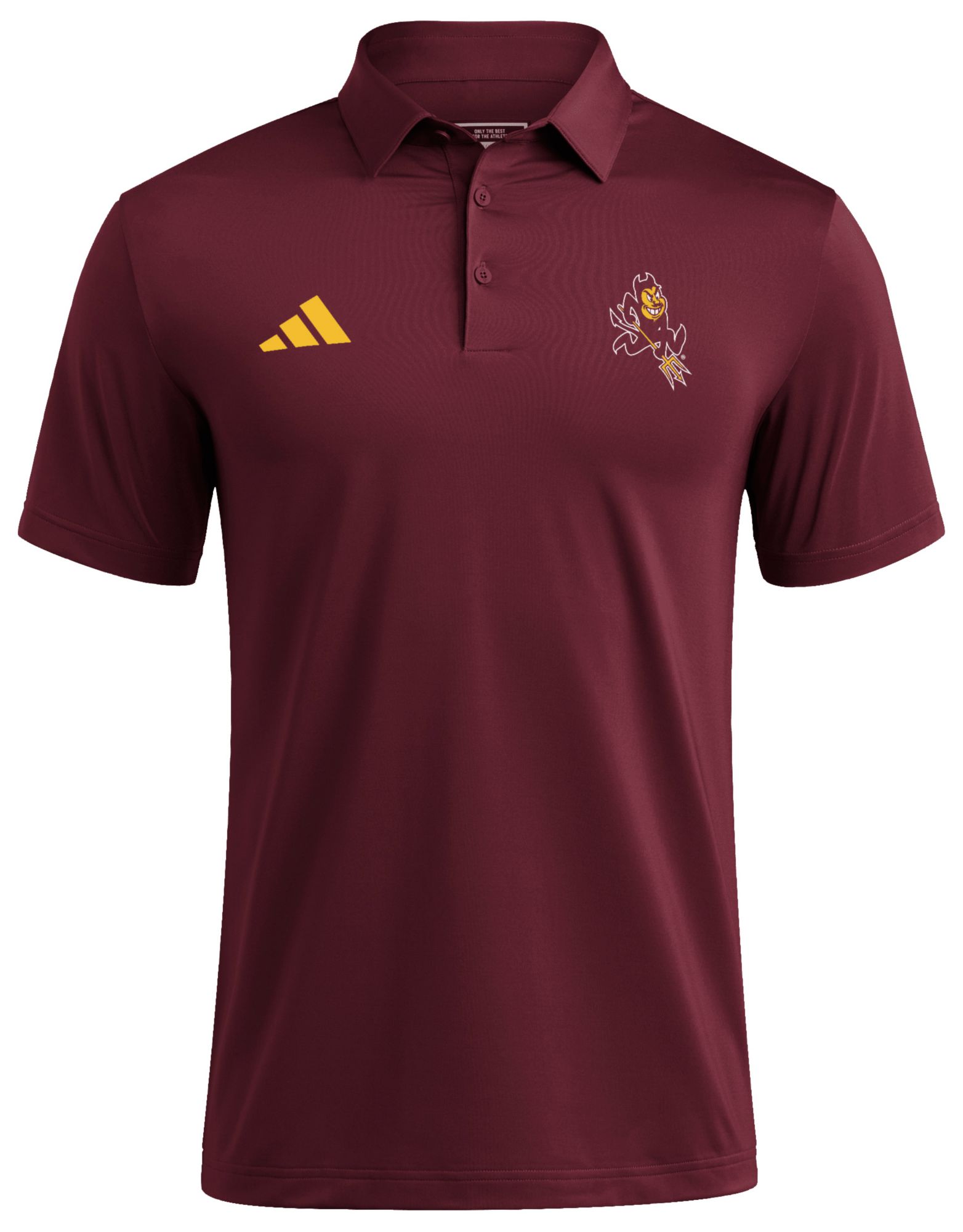 adidas Men's Arizona State Sun Devils Maroon Polo
