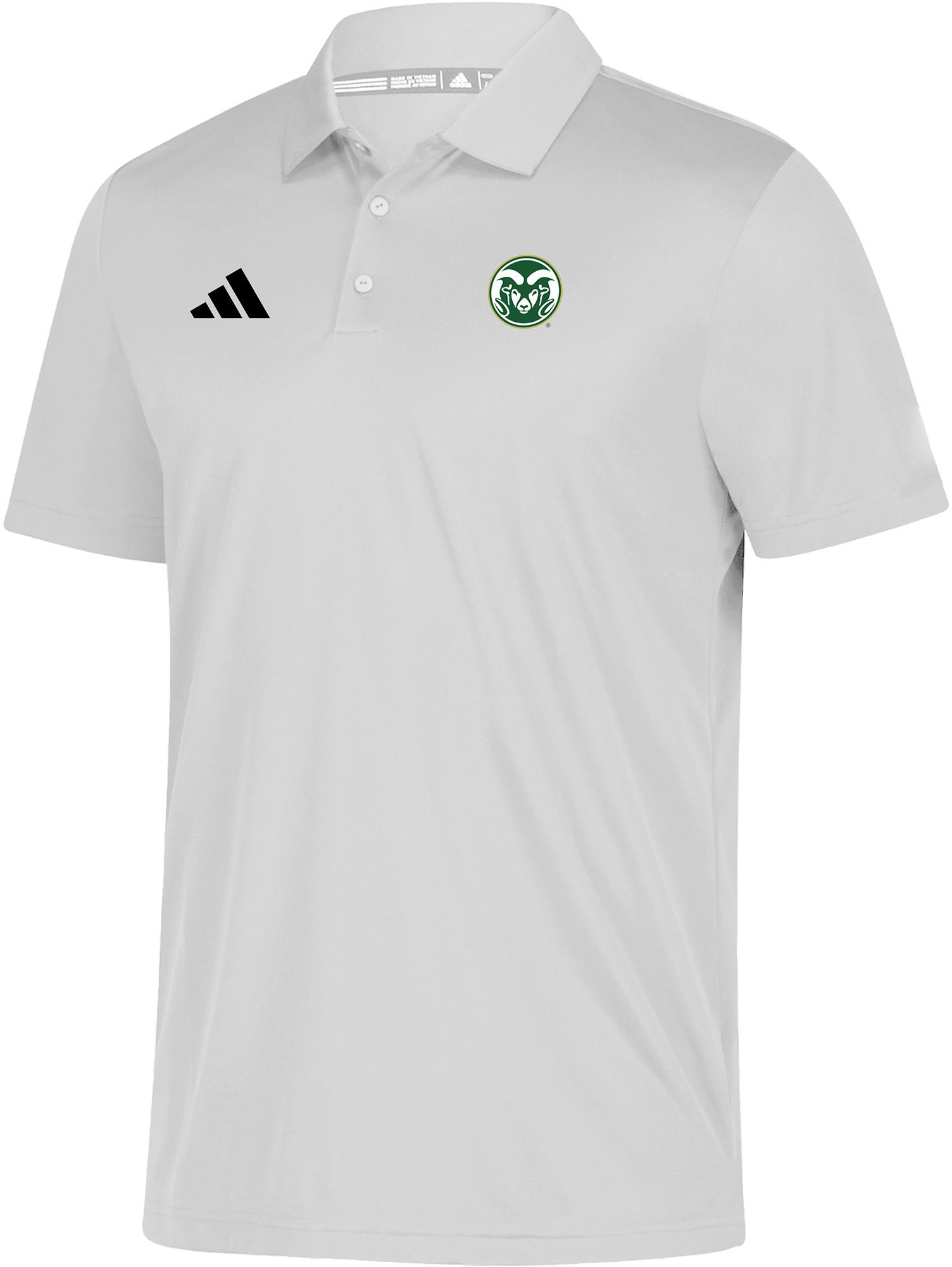 adidas Men's Colorado State Rams White Grind Polo