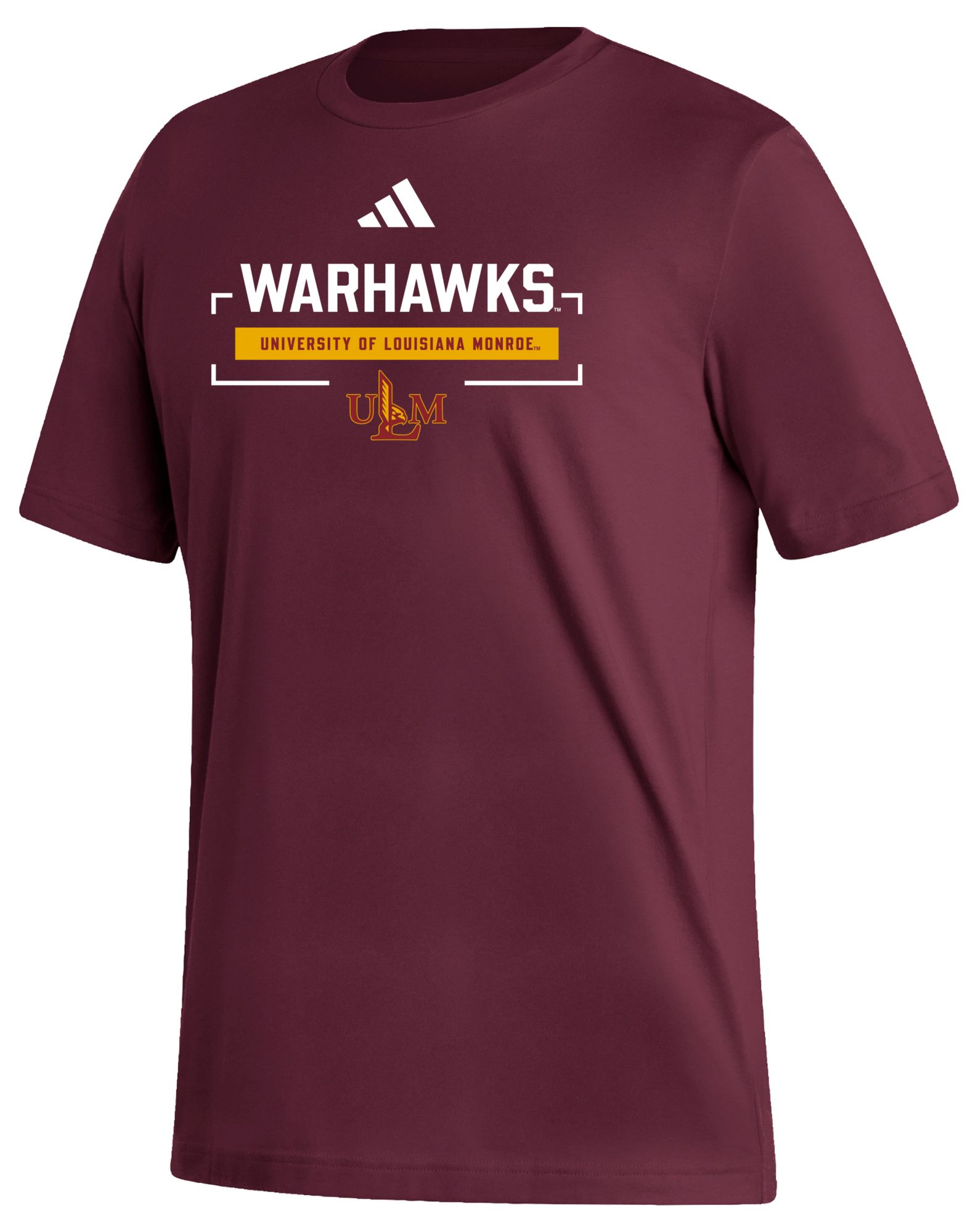 adidas Men's Louisiana-Monroe Warhawks Maroon Fresh Icon T-Shirt