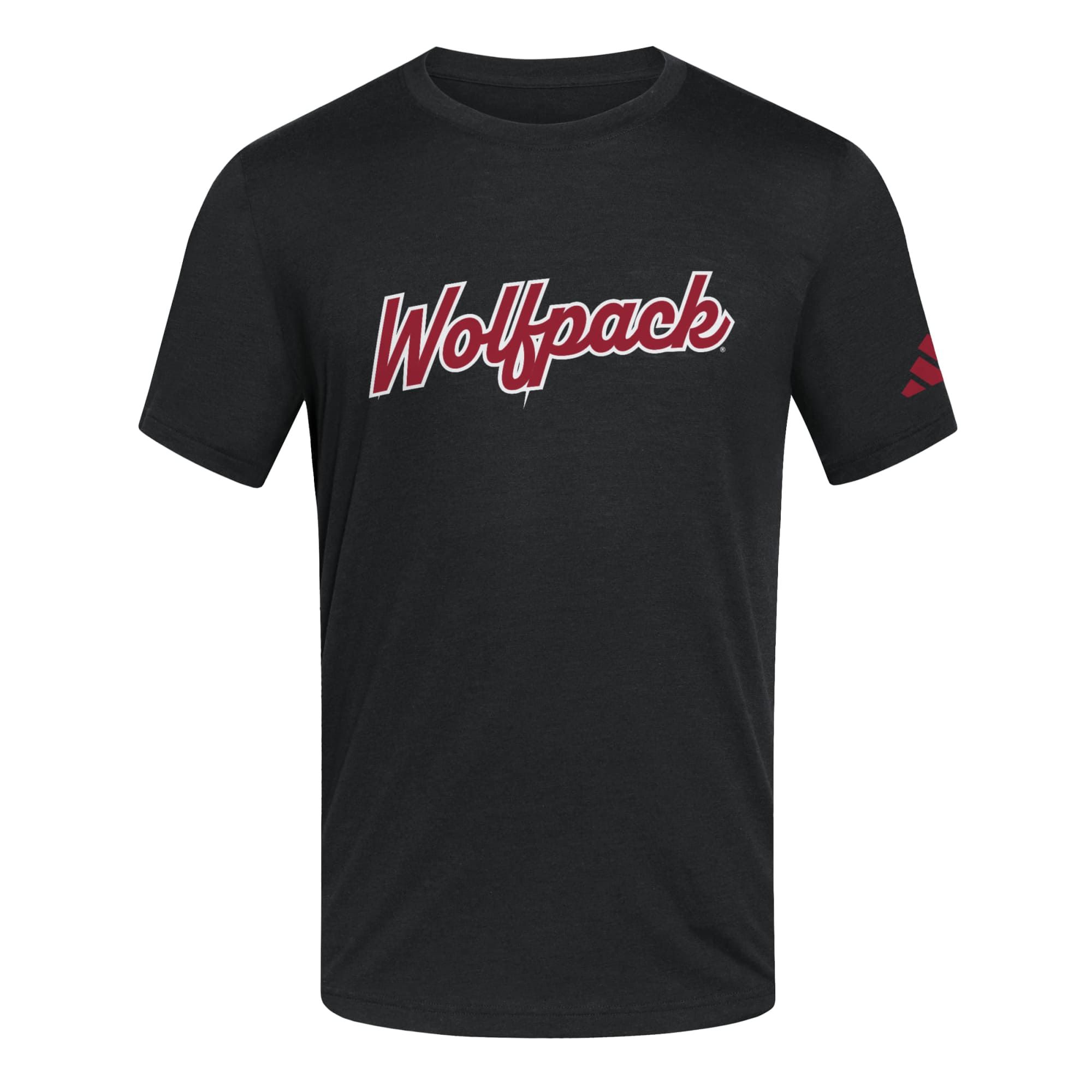 adidas Men's NC State Wolfpack Wordmark T-Shirt