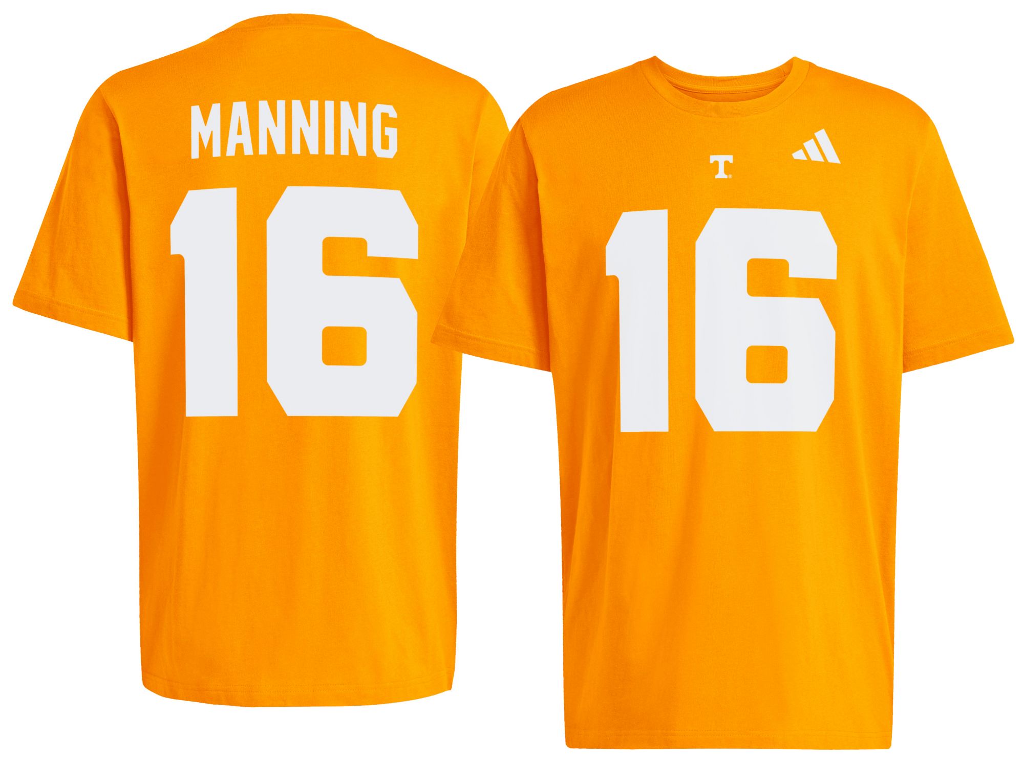 adidas Men's Tennessee Volunteers Peyton Manning Orange T=Shirt