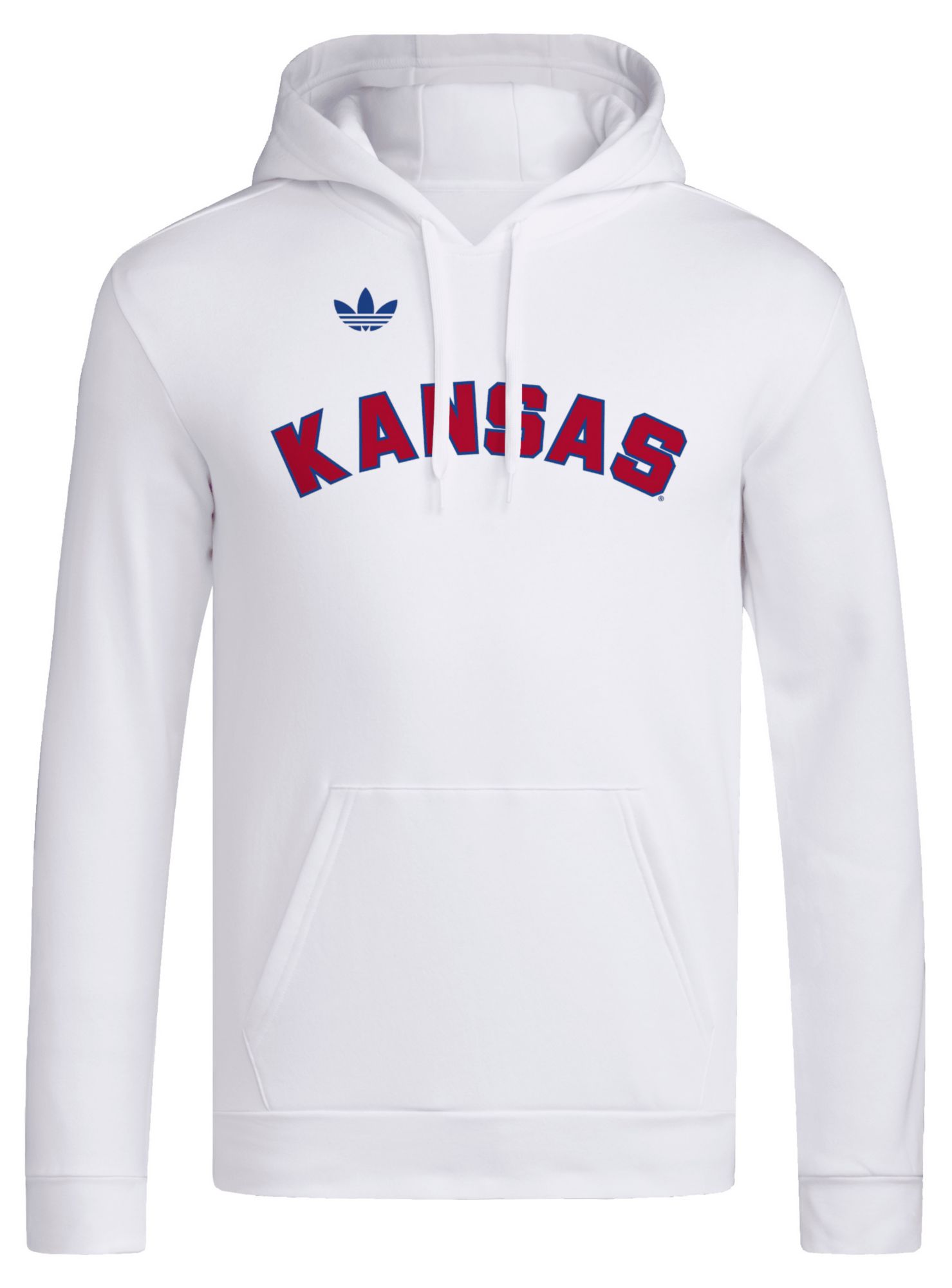 adidas Men's Kansas Jayhawks Basketball Pullover Hoodie