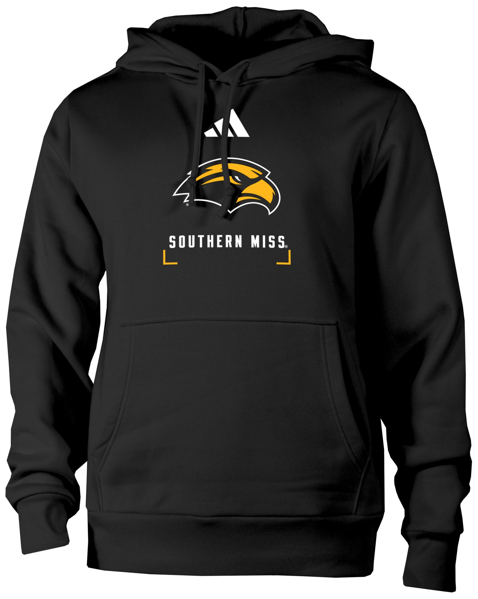 adidas Men's Southern Miss Golden Eagles Lockup Hoodie