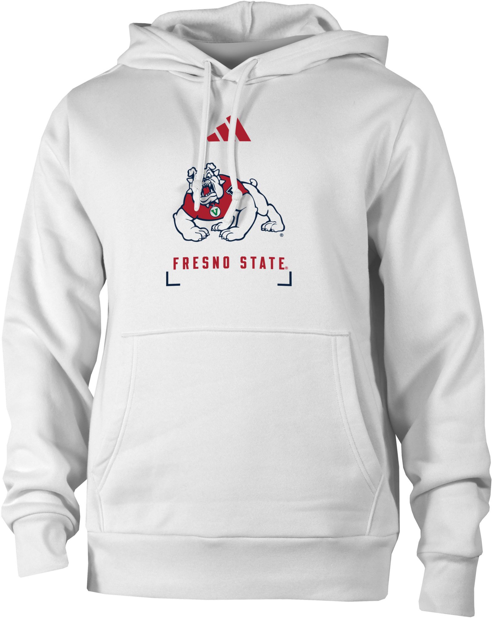 adidas Men's Fresno State Bulldogs Lockup Hoodie