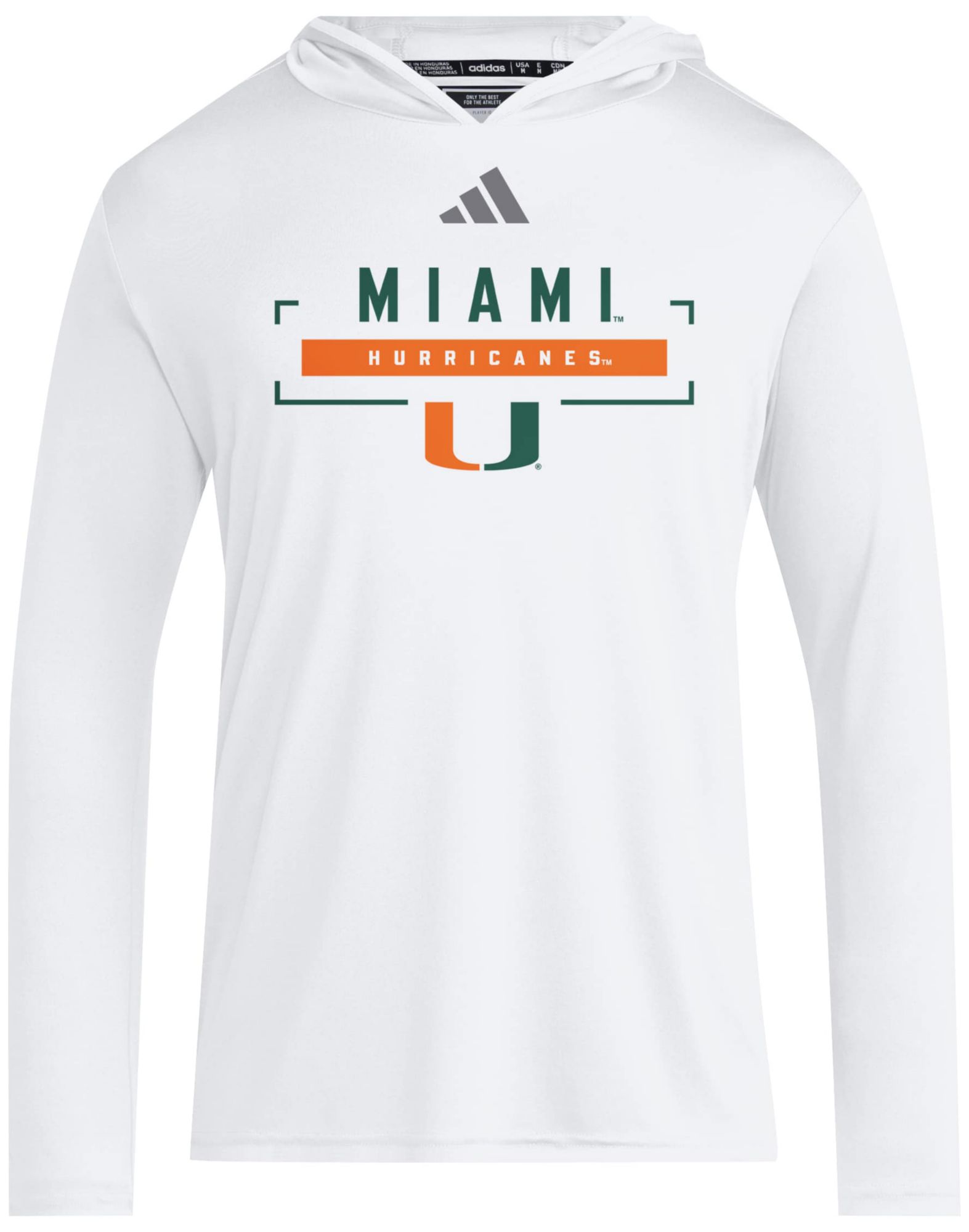 adidas Men's Miami Hurricanes Icon T-Shirt
