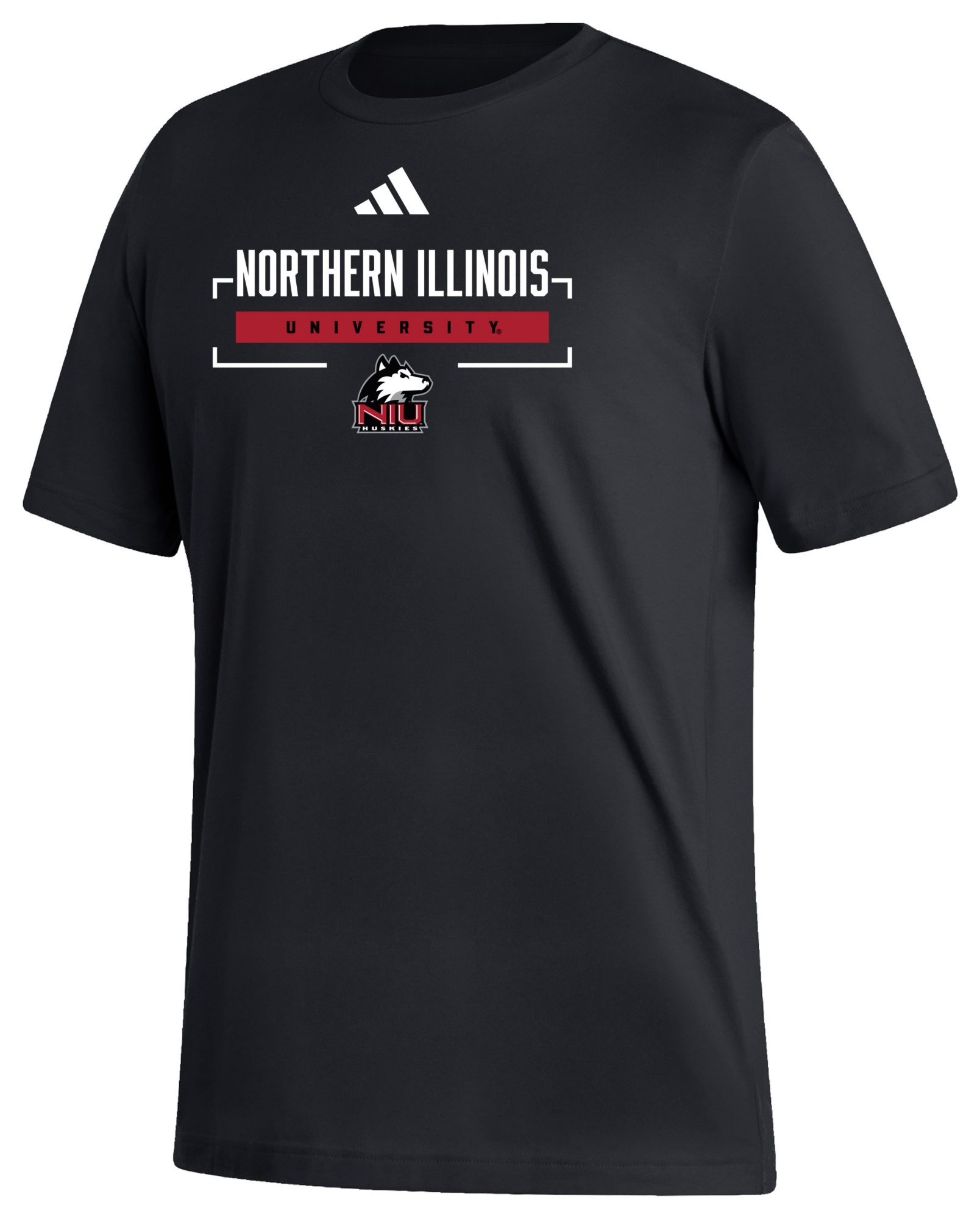 adidas Men's Northern Illinois Huskies Black Fresh Icon T-Shirt