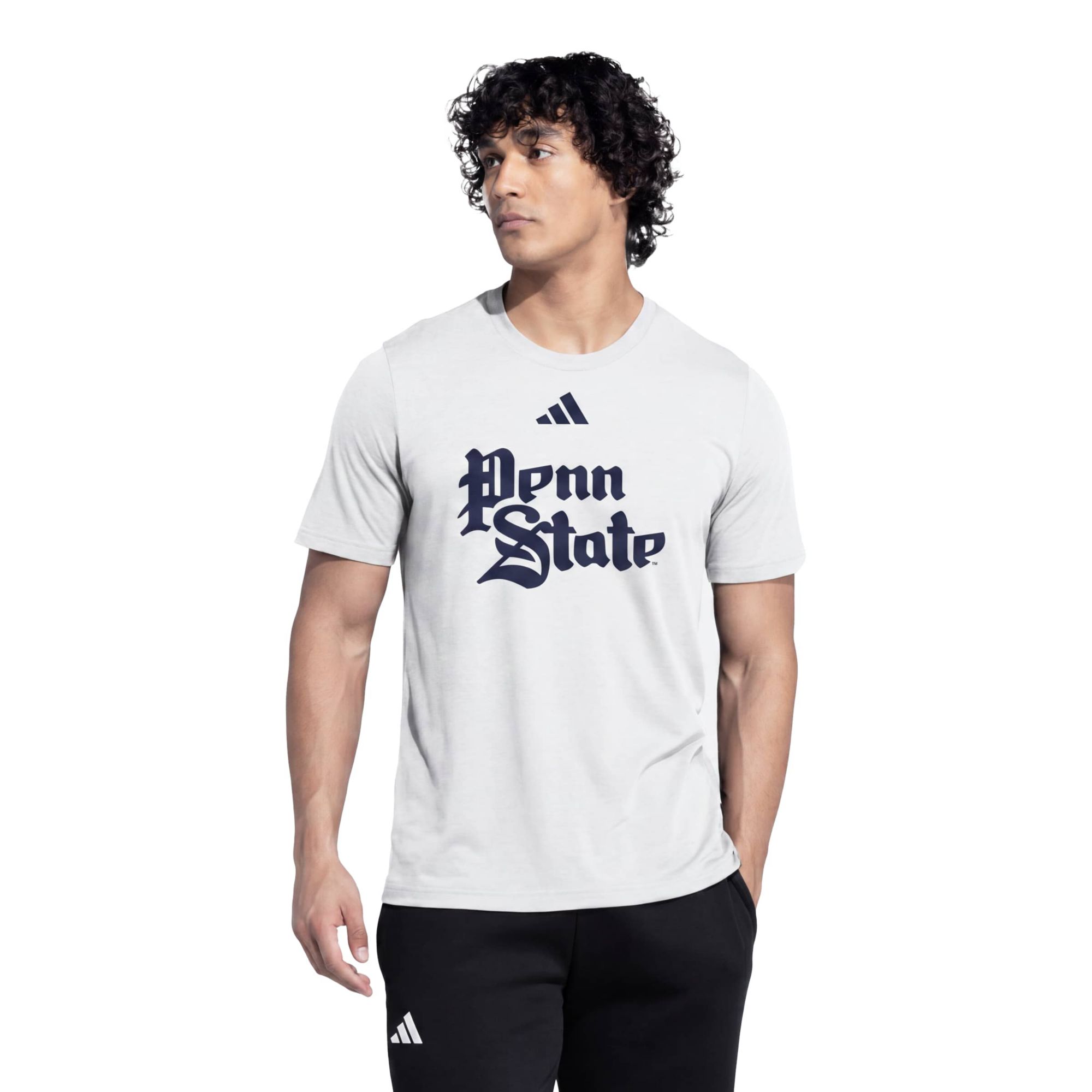 adidas Men's Penn State Nittany Lions White Vault Wordmark T-Shirt, XXL