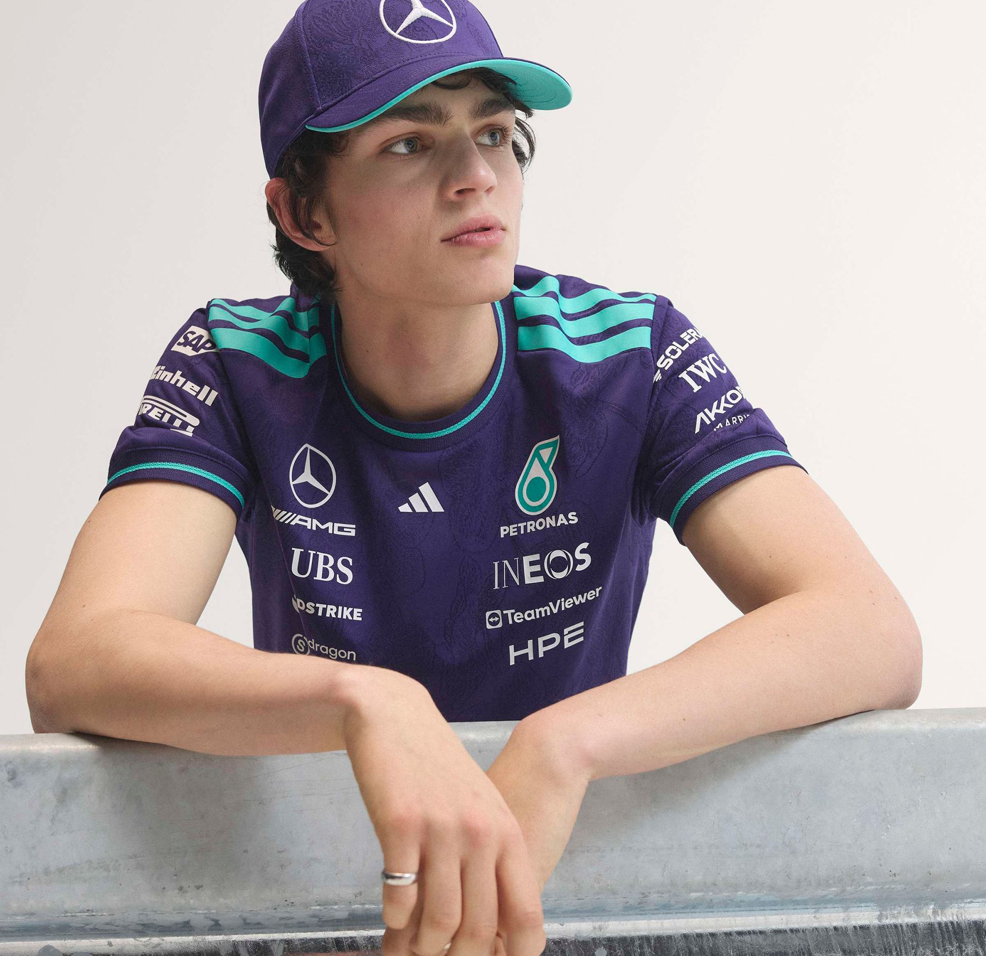adidas Men's Mercedes Purple Jersey
