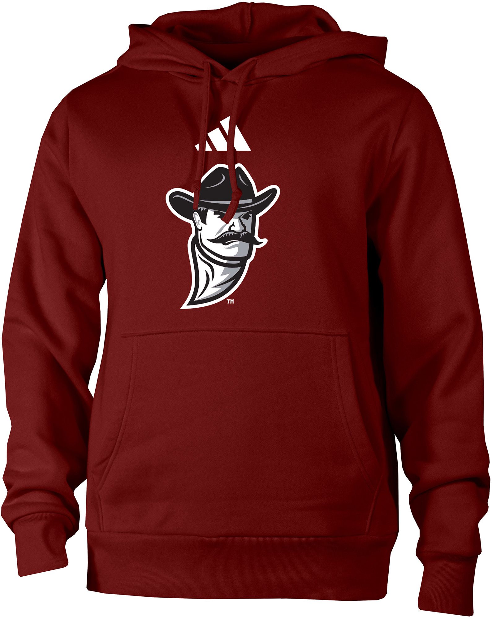 adidas Men's New Mexico State Aggies Crimson Fleece Hoodie