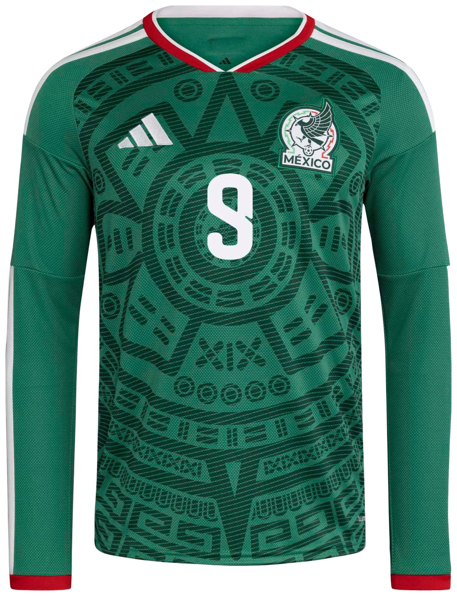 adidas Adult Raul Jimenez #9 Mexico 2026 Green Home Replica Jersey