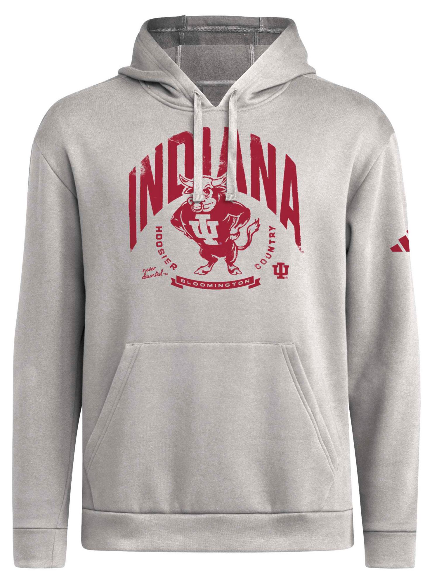 adidas Men's Indiana Hoosiers Arch Mascot Hoodie