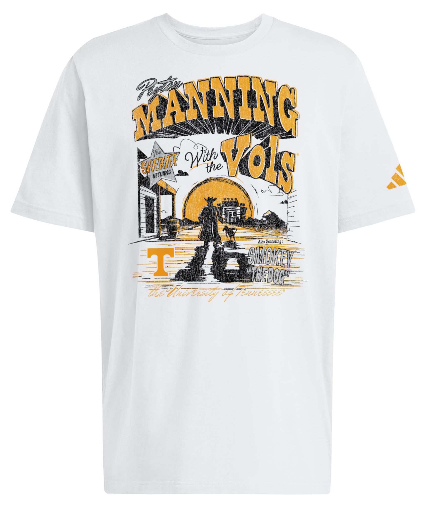 adidas Men's Tennessee Volunteers Peyton Manning Contract T-Shirt