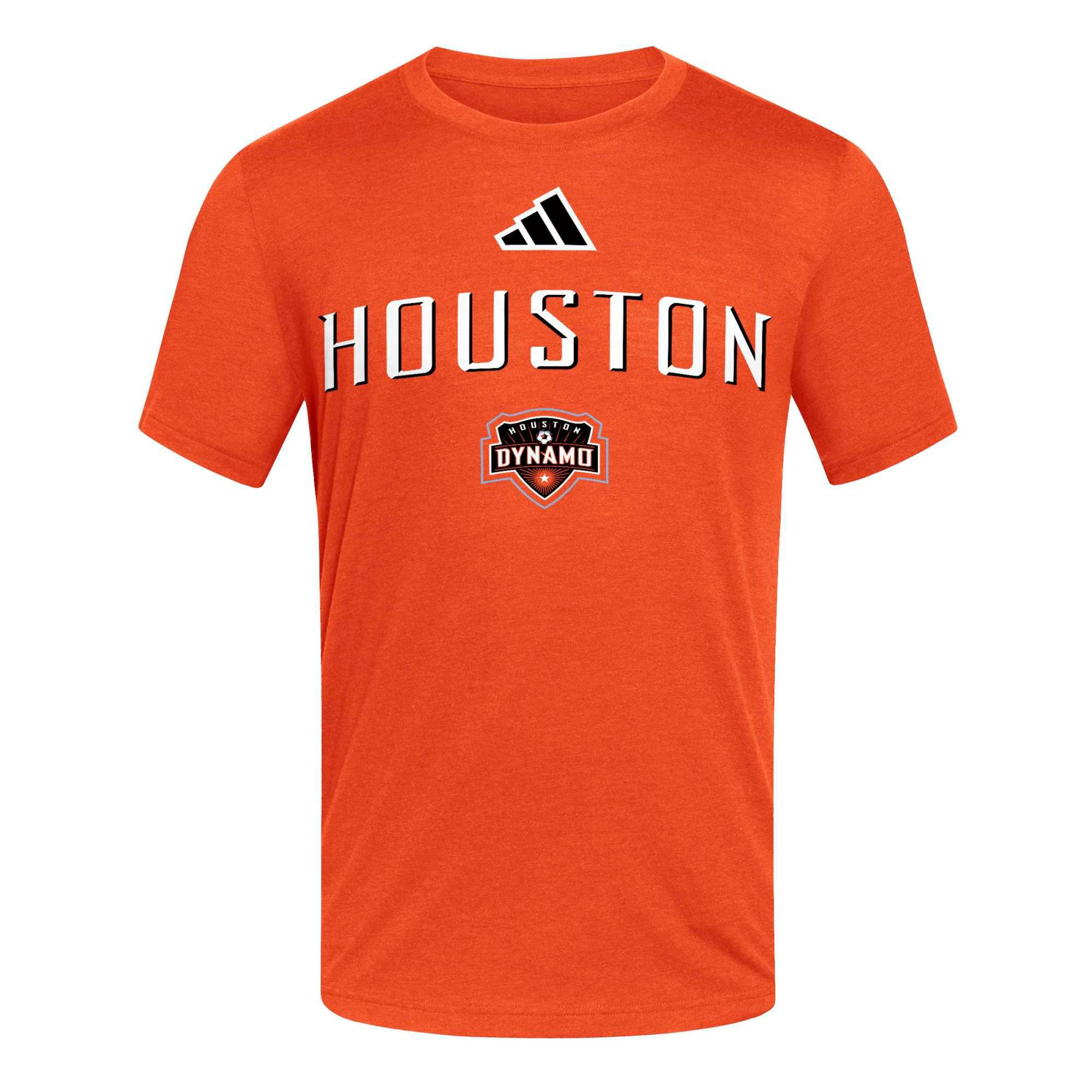 adidas Adult Houston Dynamo 2026 Third Jersey Hook Orange T-Shirt