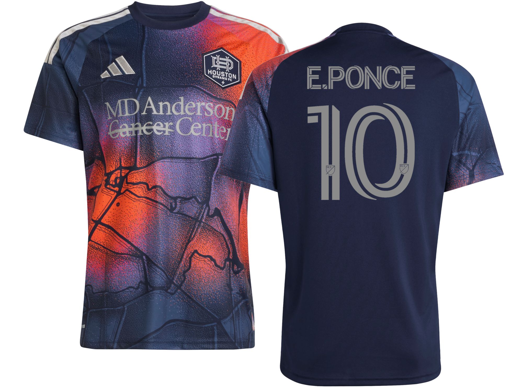 adidas Adult Houston Dynamo Ezequiel Ponce #10 2026 Secondary Replica 'Mission Control' Jersey