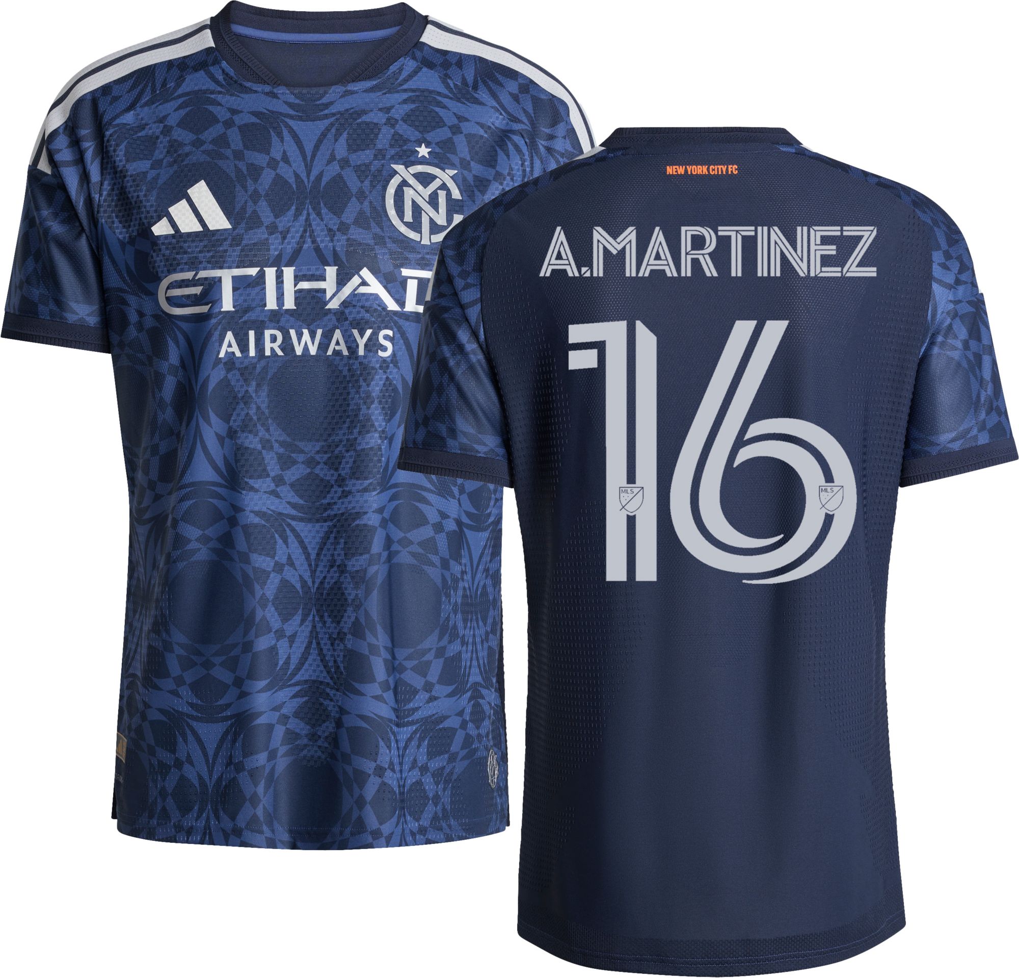 adidas Adult New York City FC Alonso Martinez #16 2026 Secondary Authentic 'The All Nations Kit' Jersey