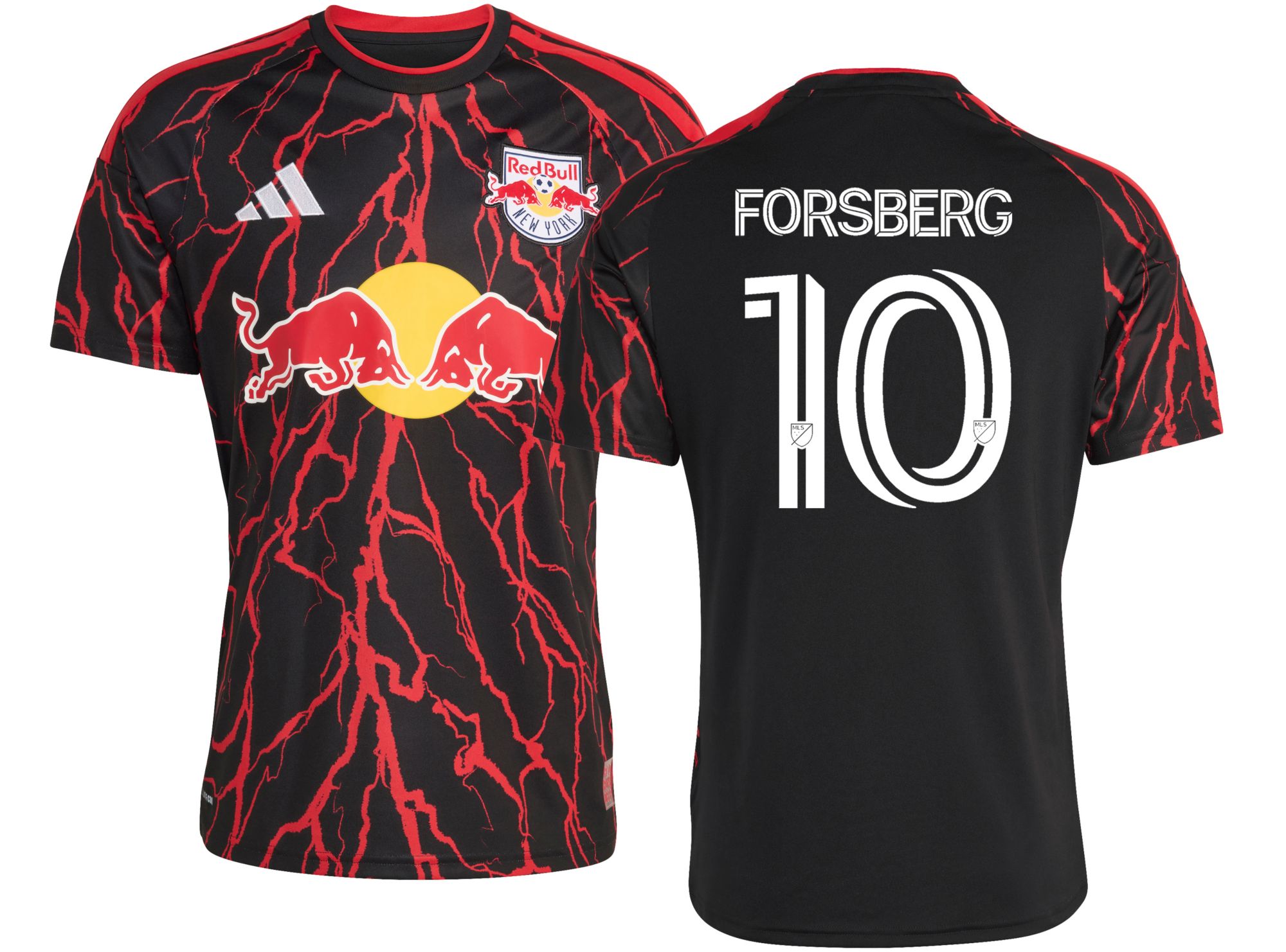 adidas Adult New York Red Bulls Emil Forsberg #10 2026 Primary Replica 'The Rooted Kit' Jersey