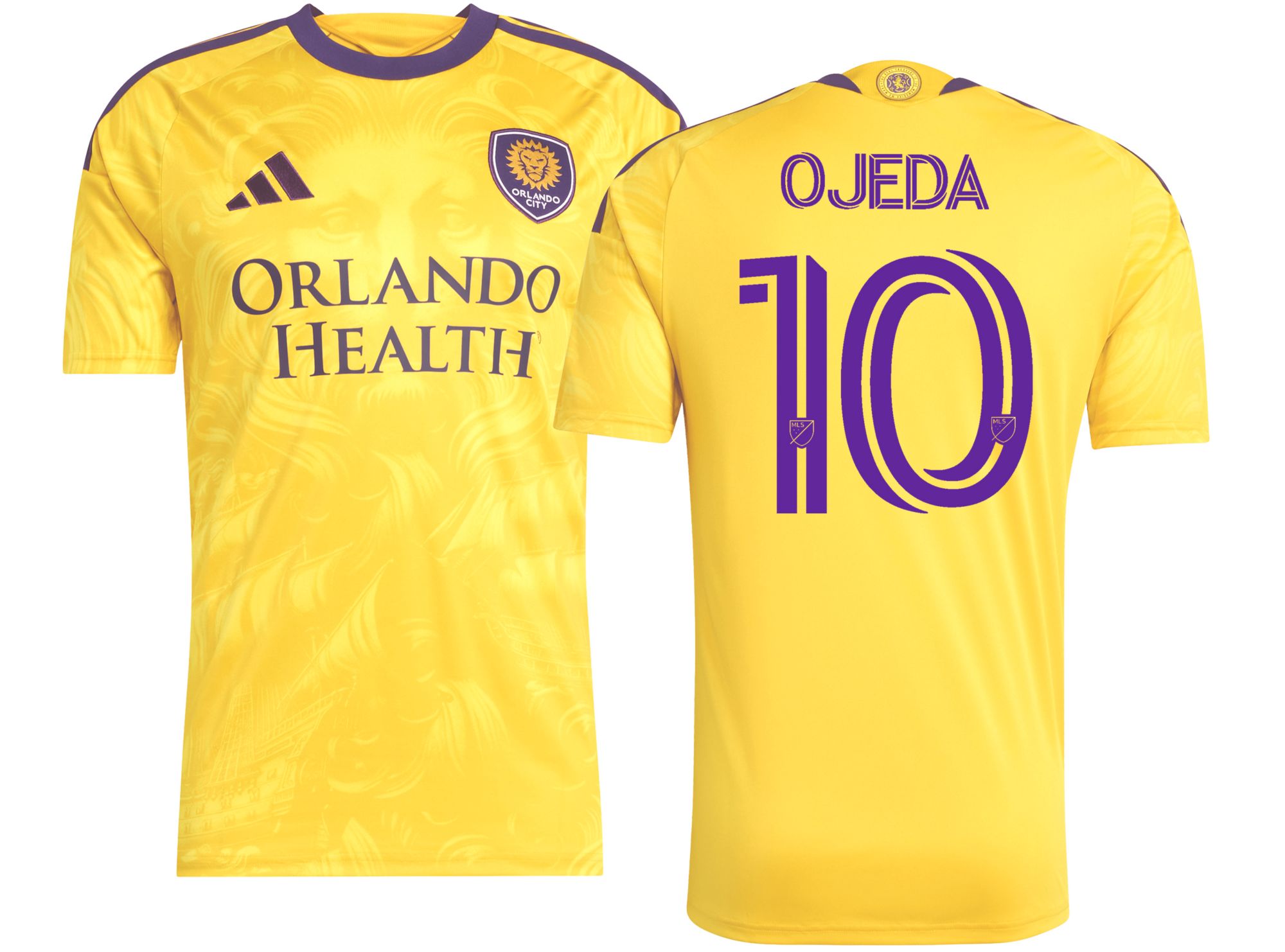 adidas Adult Orlando City Martin Ojeda #10 2026 Secondary Replica 'Sunken Treasure Kit' Jersey