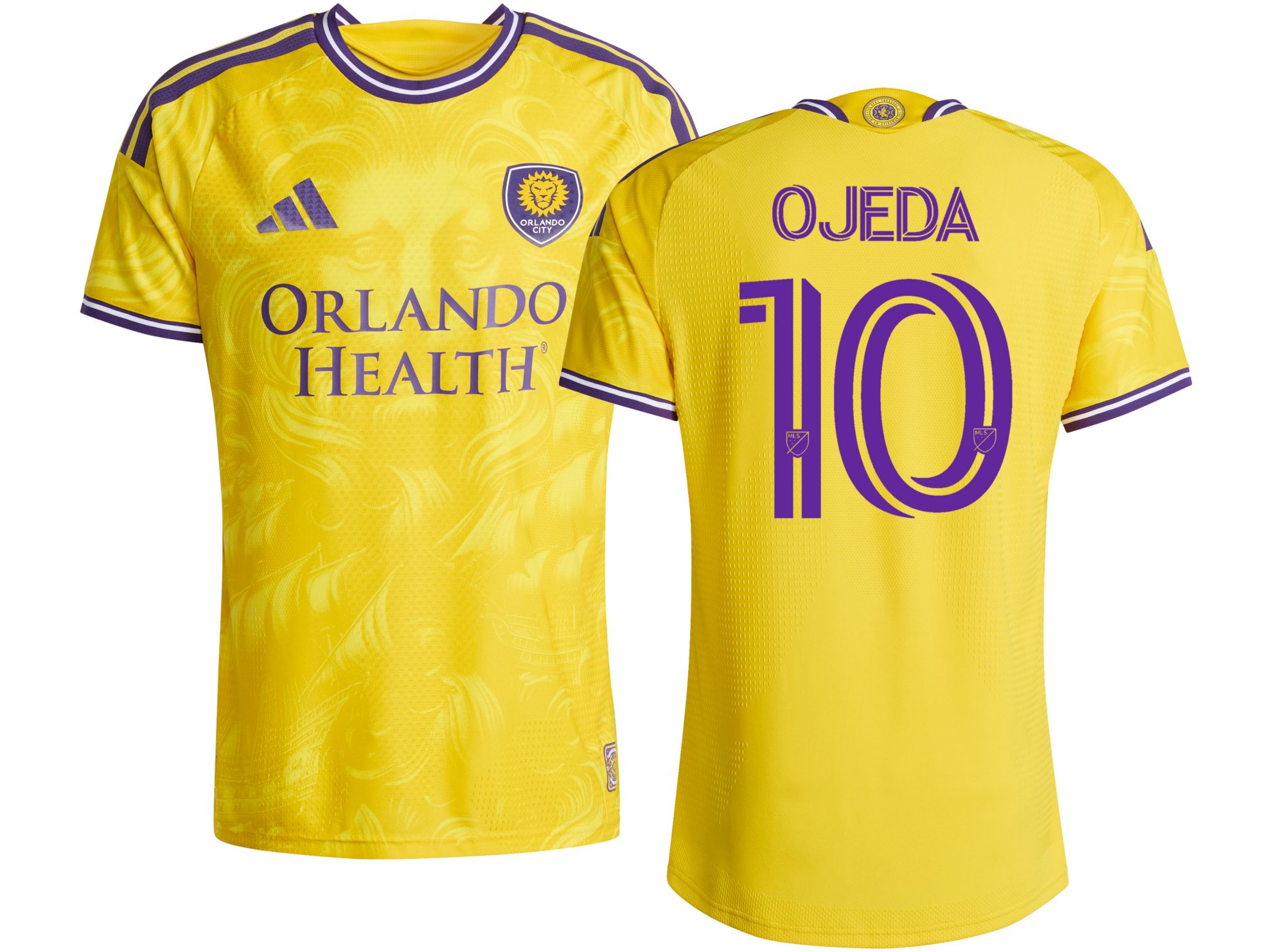 adidas Adult Orlando City Martin Ojeda #10 2026 Secondary Authentic 'Sunken Treasure Kit' Jersey