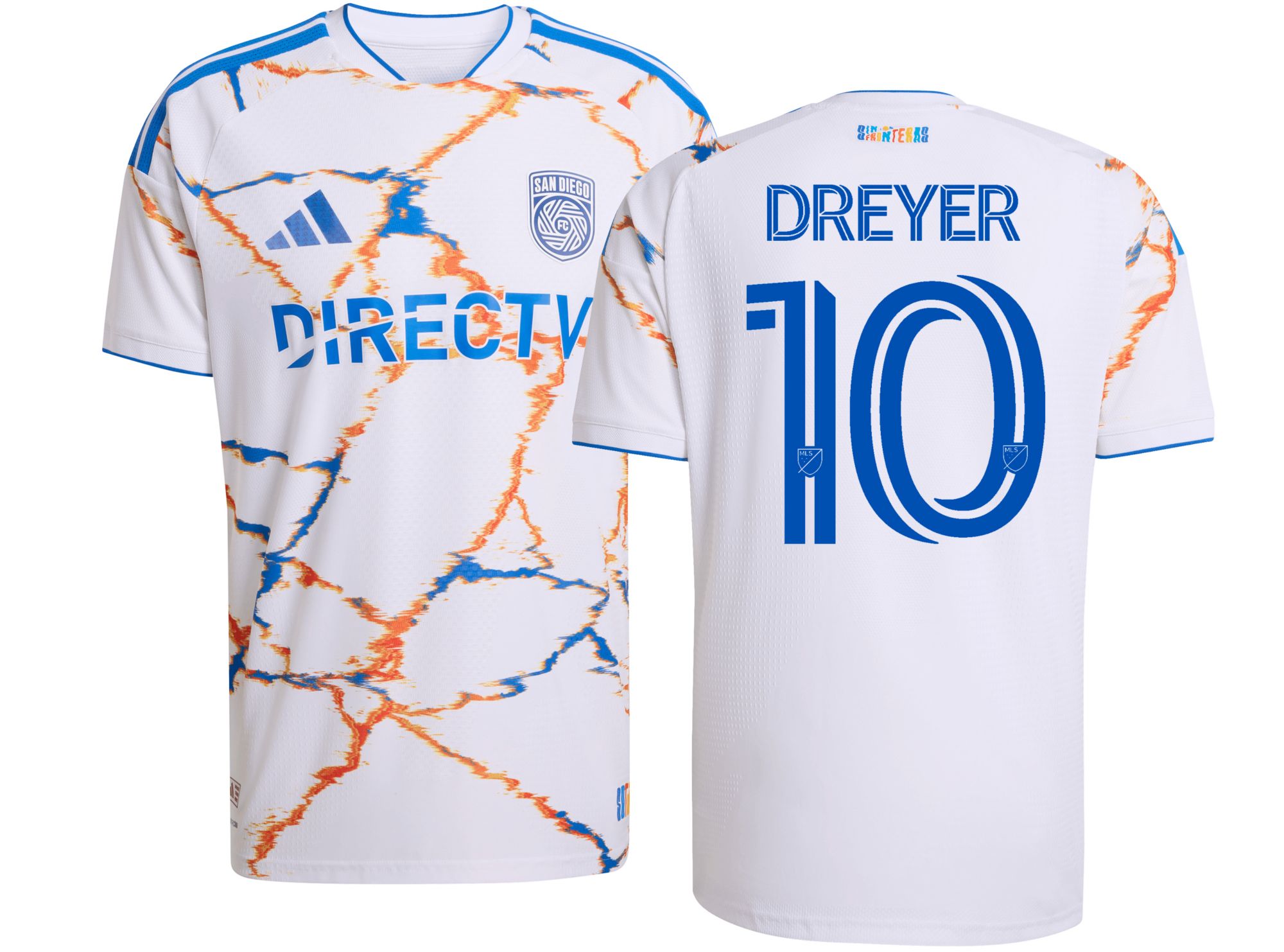 adidas Adult San Diego FC Anders Dreyer #10 2026 Secondary Authentic 'Unprecedented Unity Kit' Jersey
