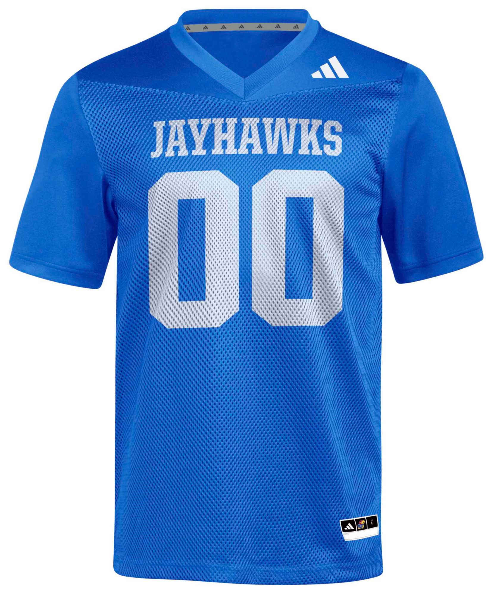 adidas Men's Kansas Jayhawks Team Royal Blue Tailgate Jersey