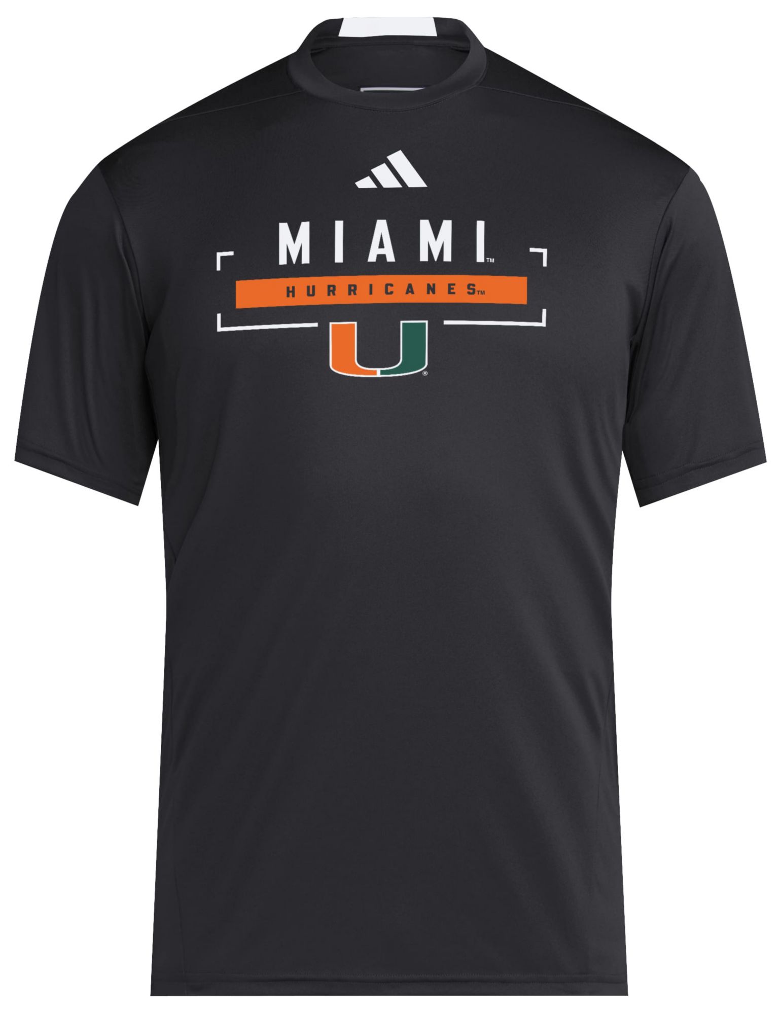 adidas Men's Miami Hurricanes Black D4T Icon T-Shirt