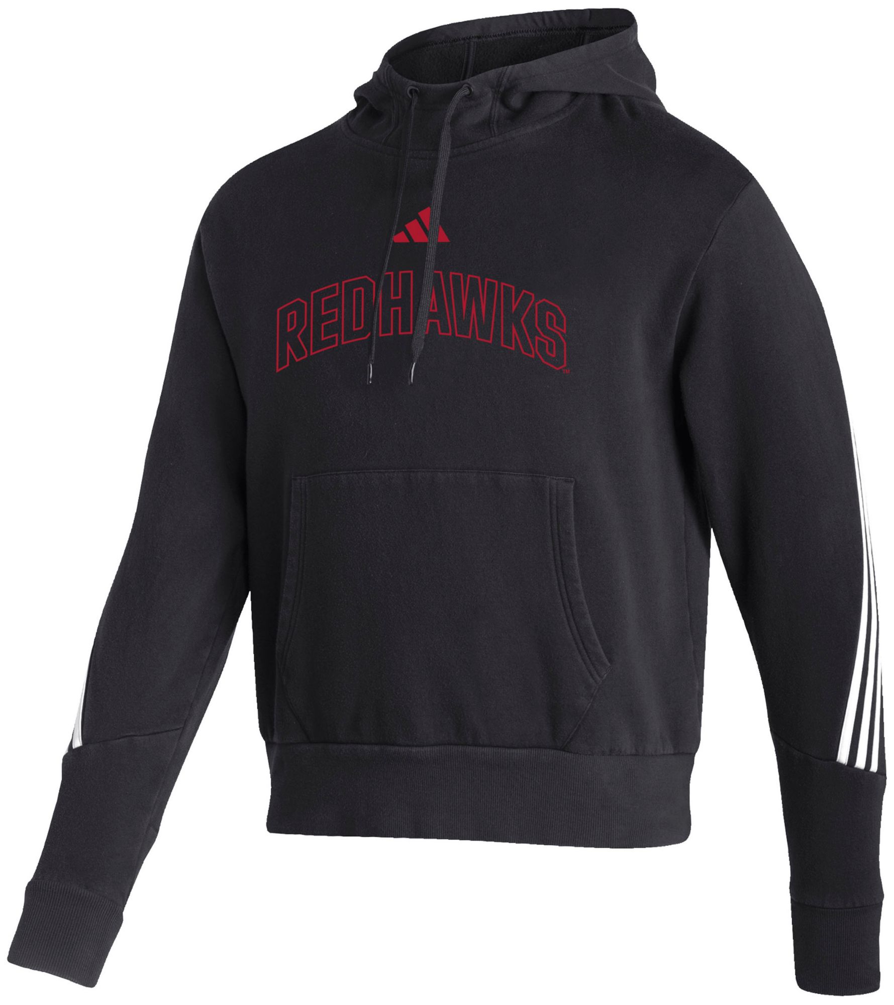 adidas Men's Miami RedHawks Black Pullover Hoodie