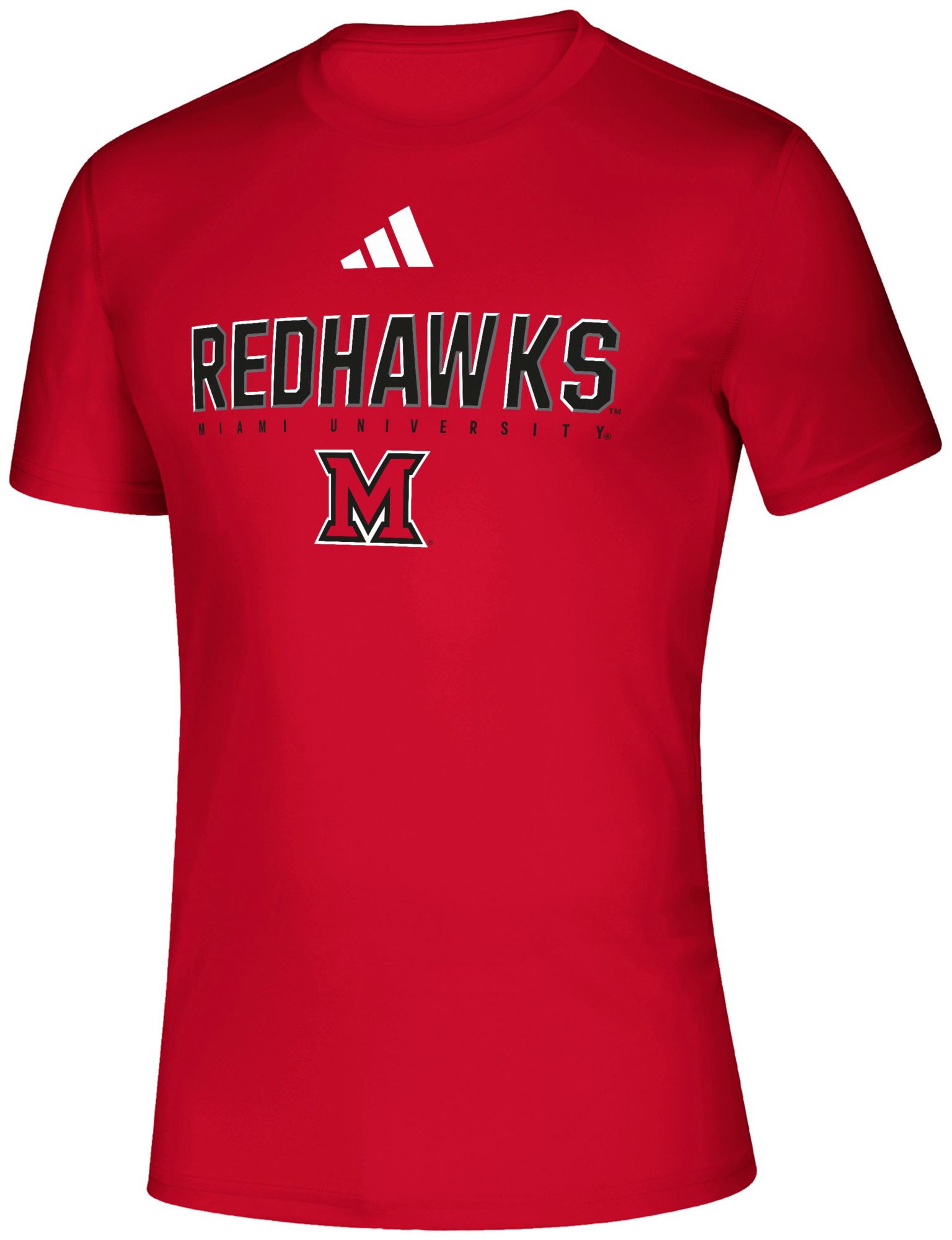 adidas Men's Miami RedHawks Red Creator T-Shirt