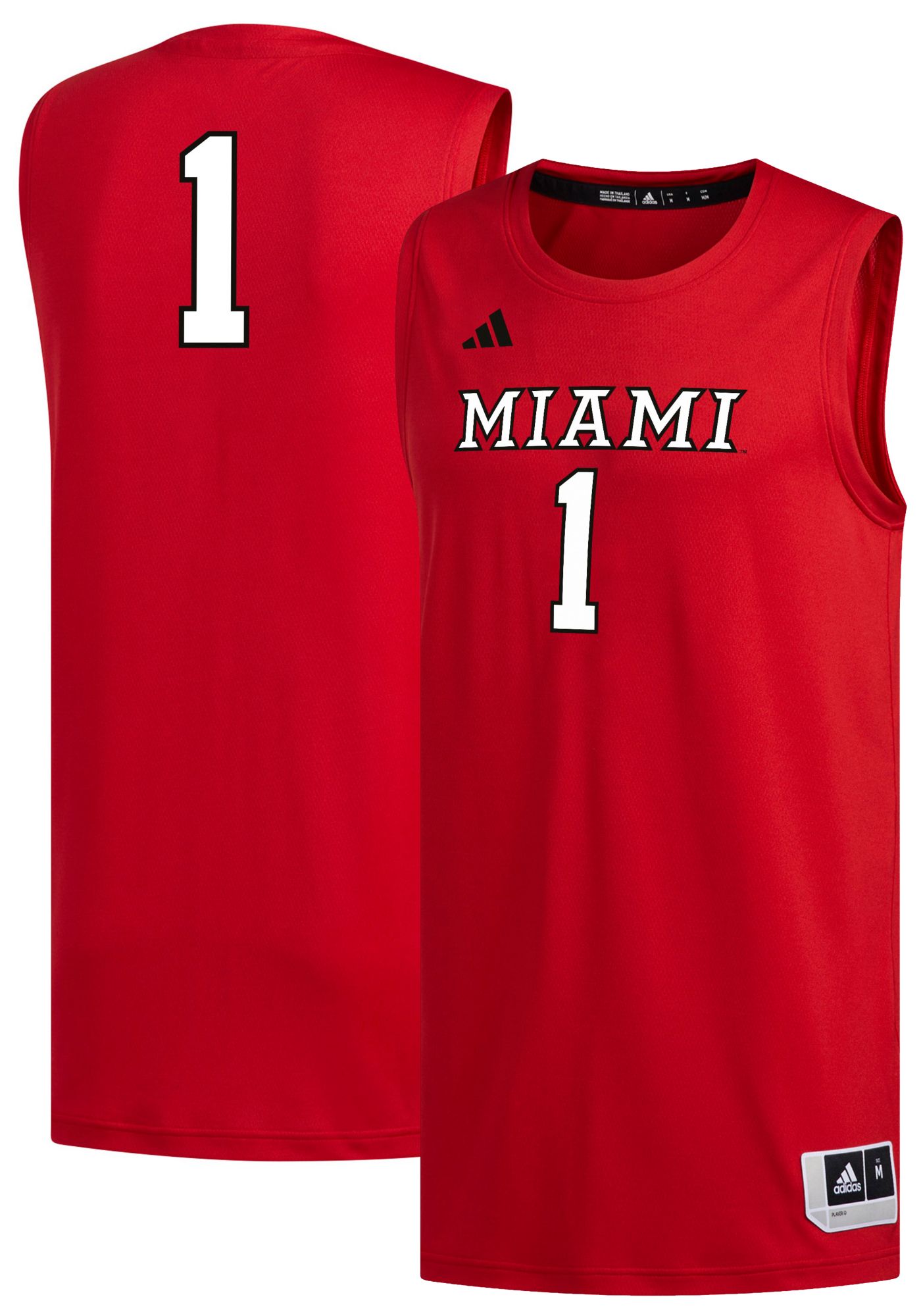adidas Men's Miami RedHawks Red Swingman Jersey