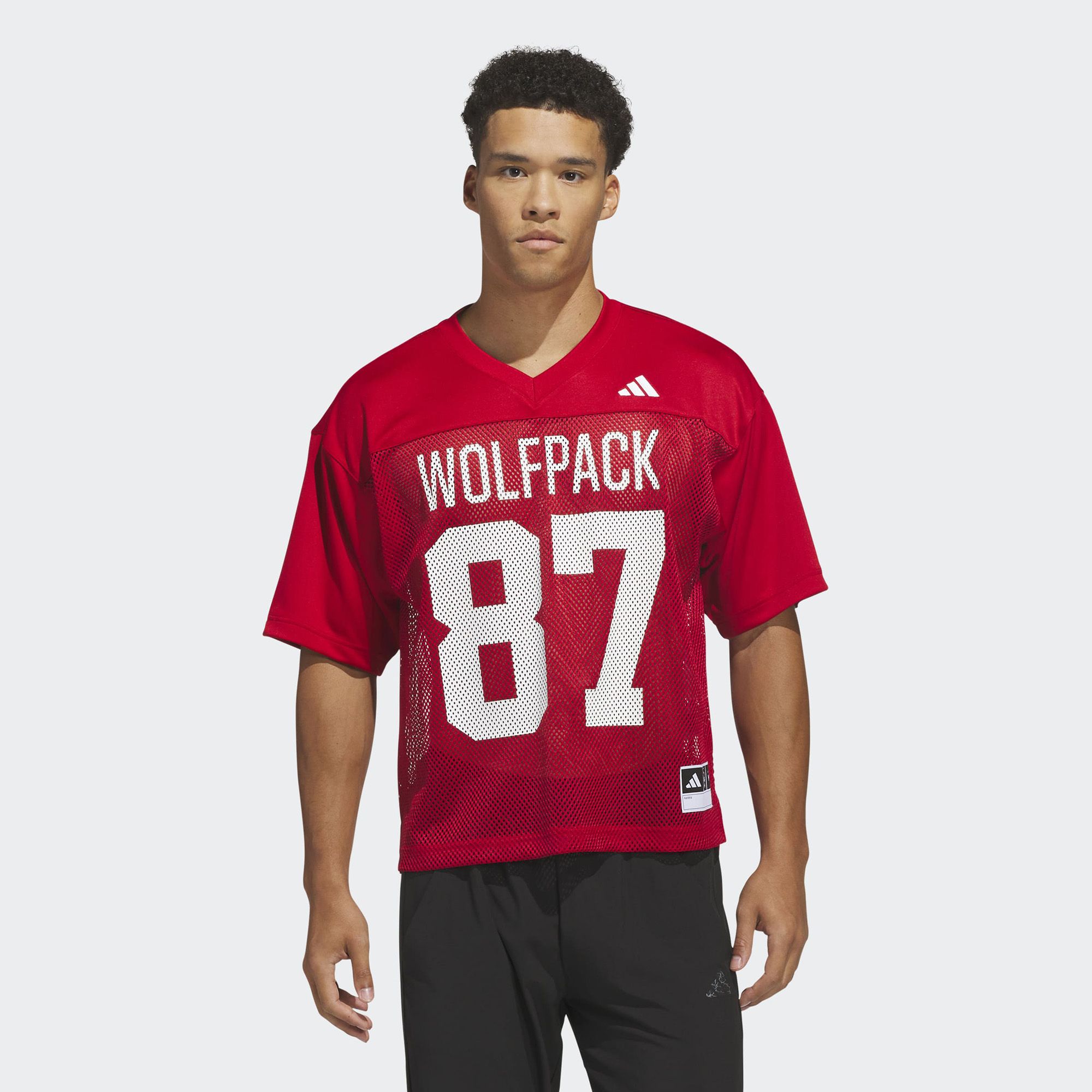 adidas Men's NC State Wolfpack Team Power Red Tailgate Jersey
