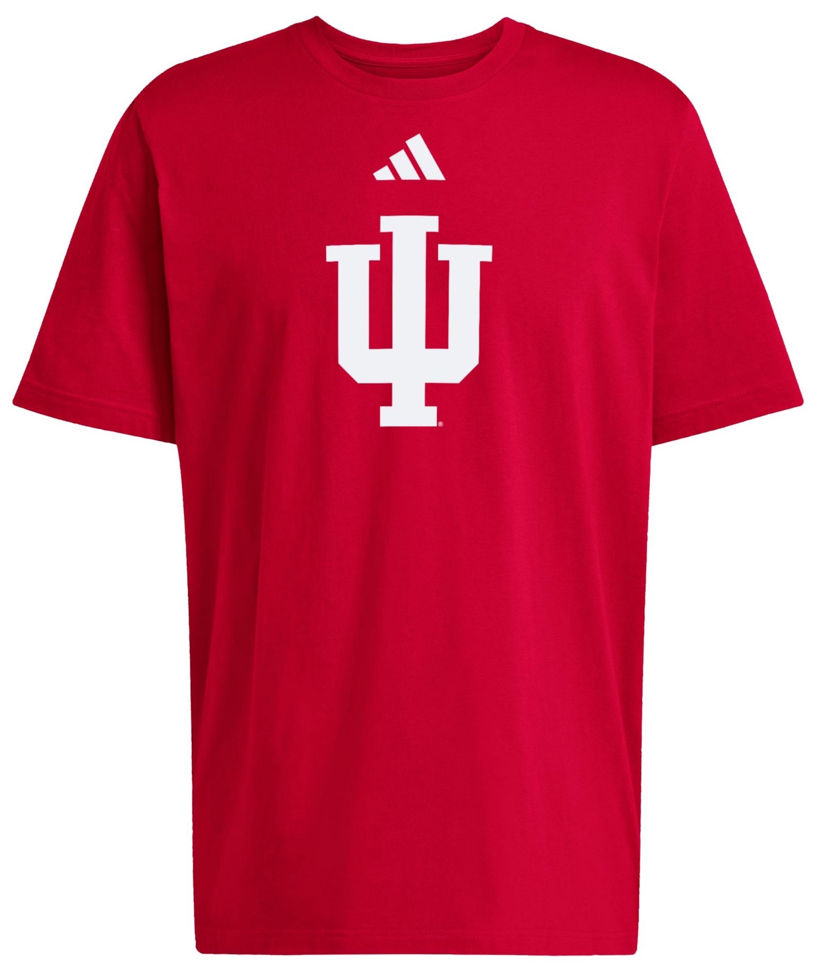 adidas Men's Indiana Hoosiers Red Sideline T-Shirt