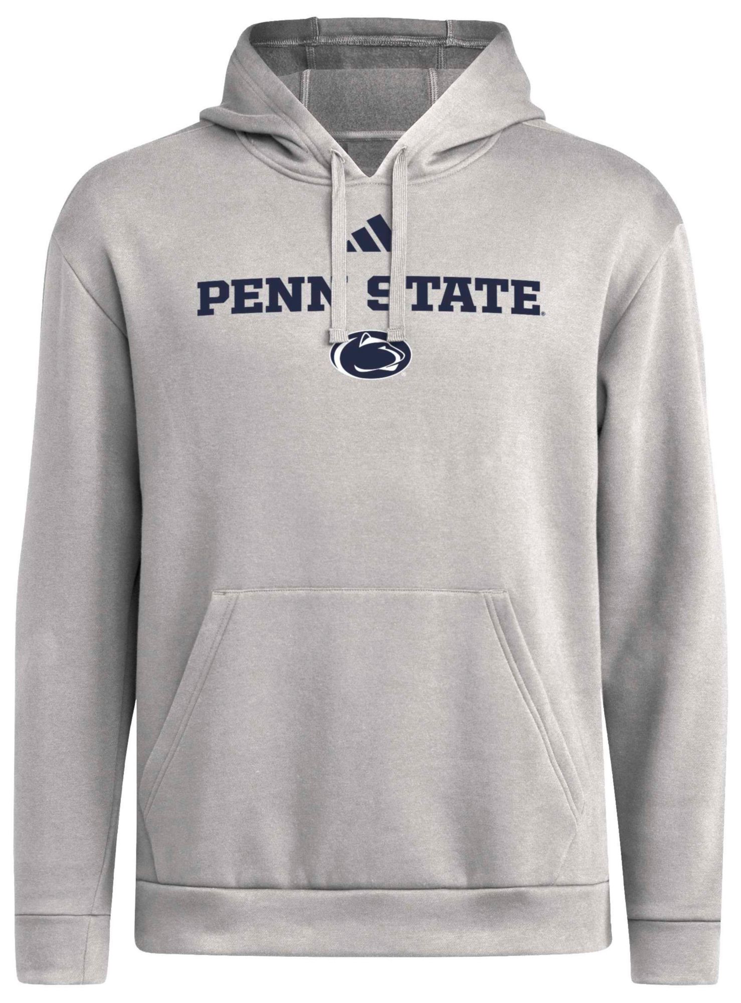 adidas Men's Penn State Nittany Lions Gray Wordmark Hoodie