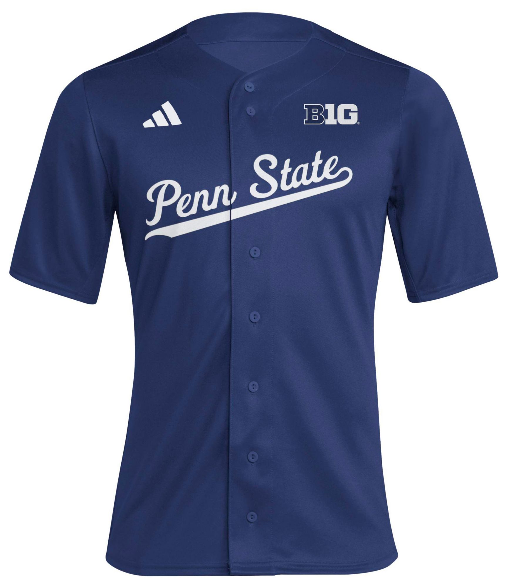 adidas Men's Penn State Nittany Lions Team Navy Blue Dugout Jersey