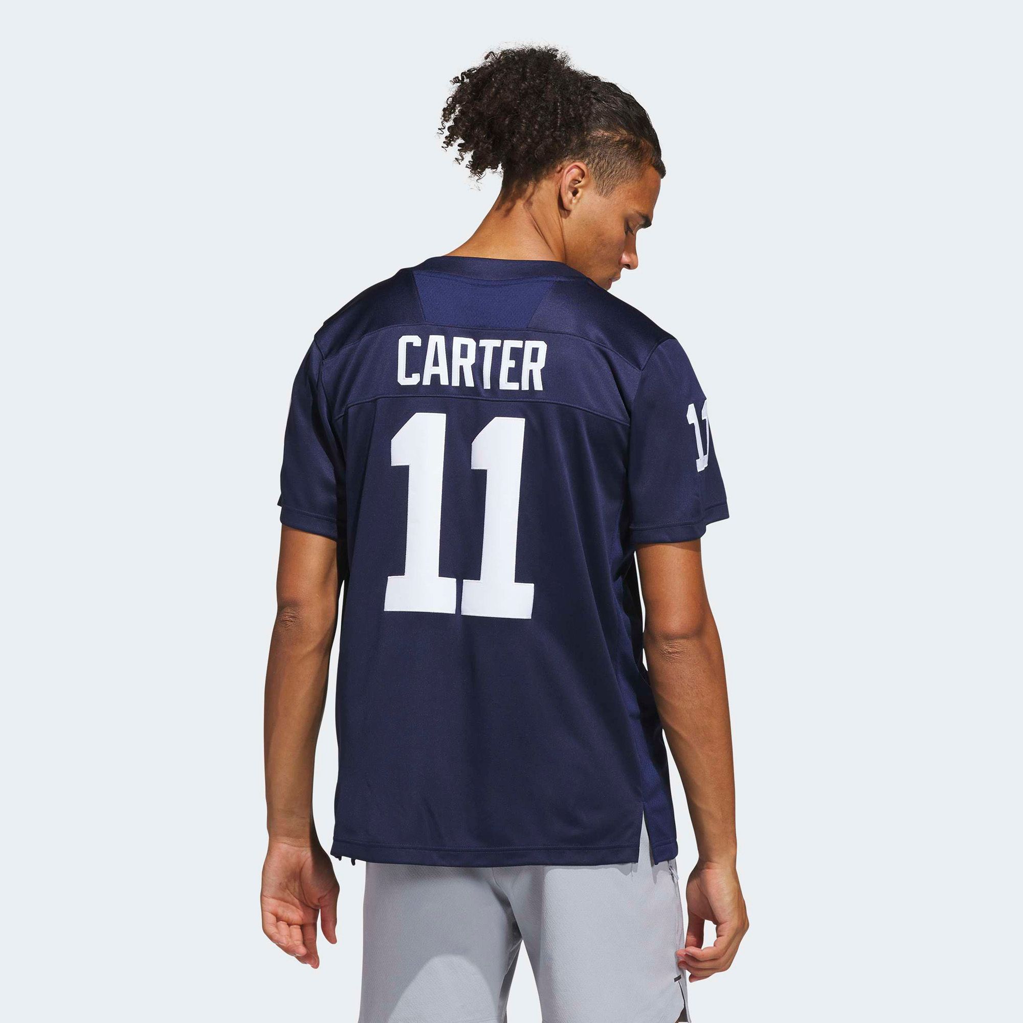 adidas Men's Penn State Nittany Lions Abdul Carter #3 Team Navy Blue Jersey