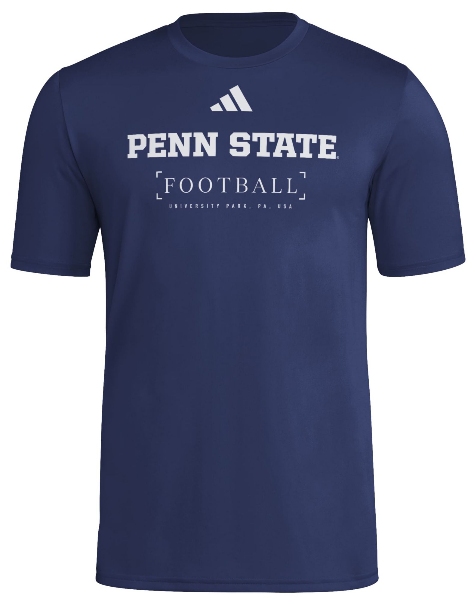 adidas Men's Penn State Nittany Lions Navy Pregame Practice T-Shirt