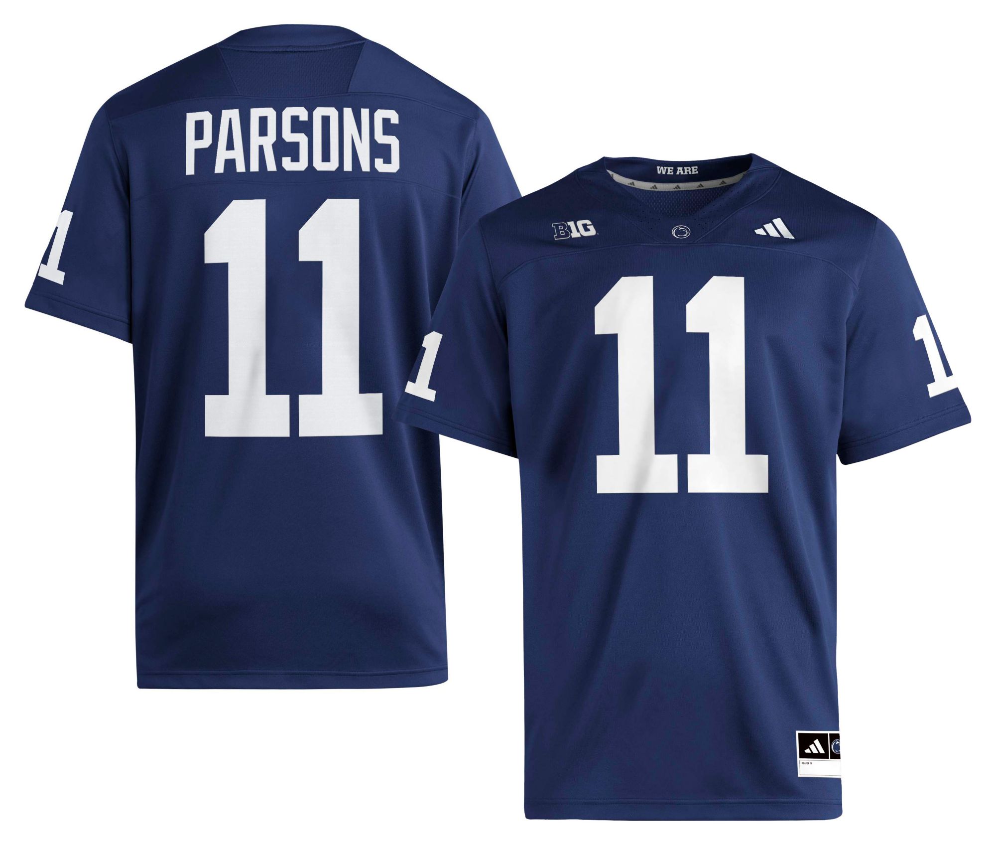 adidas Men's Penn State Nittany Lions Micah Parsons #11 Team Navy Footbal Jersey