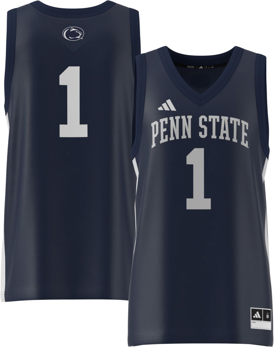adidas Men's Penn State Nittany Lions Road Replica Basketball Jersey