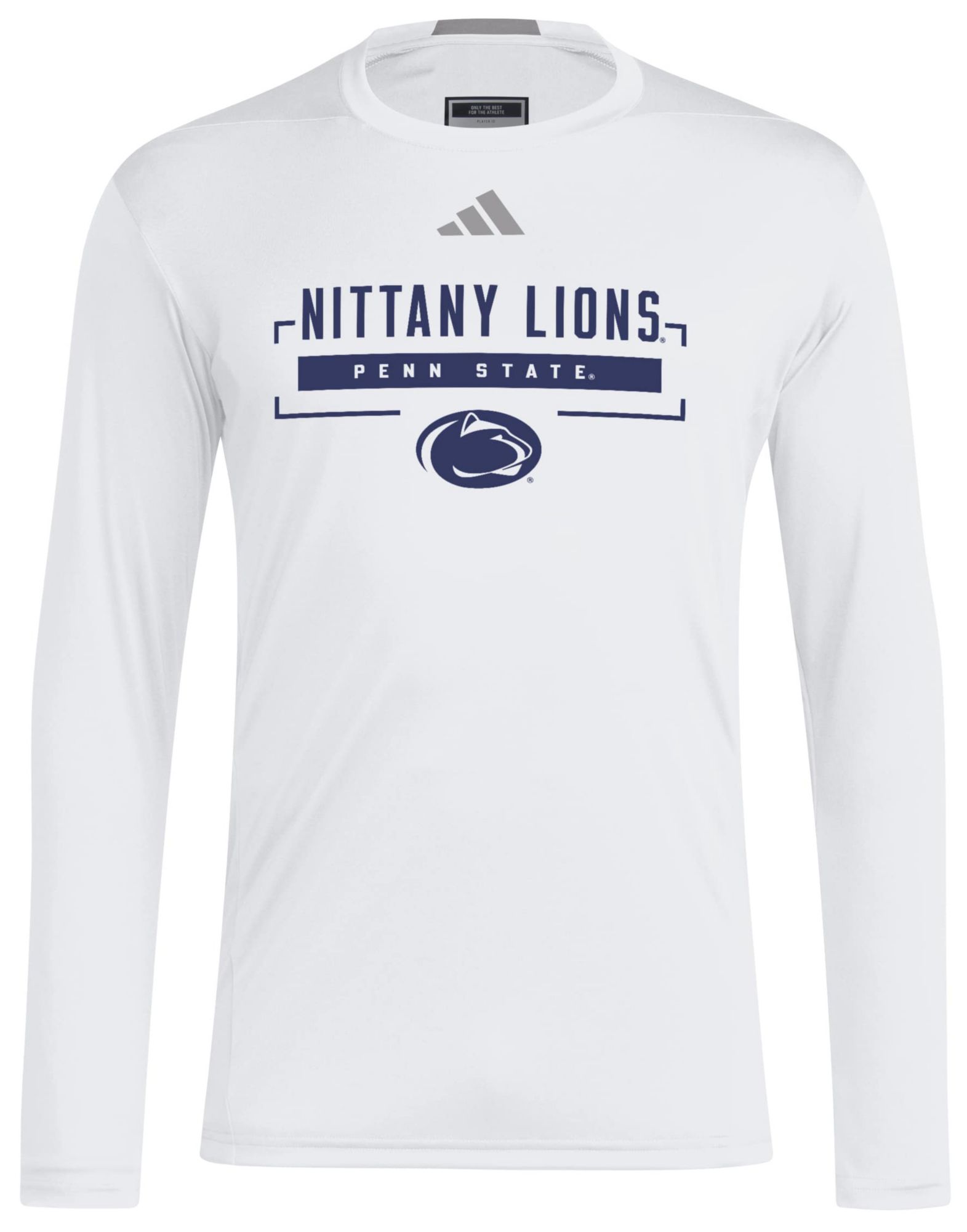 adidas Men's Penn State Nittany Lions White D4T Icon Long Sleeve Shirt