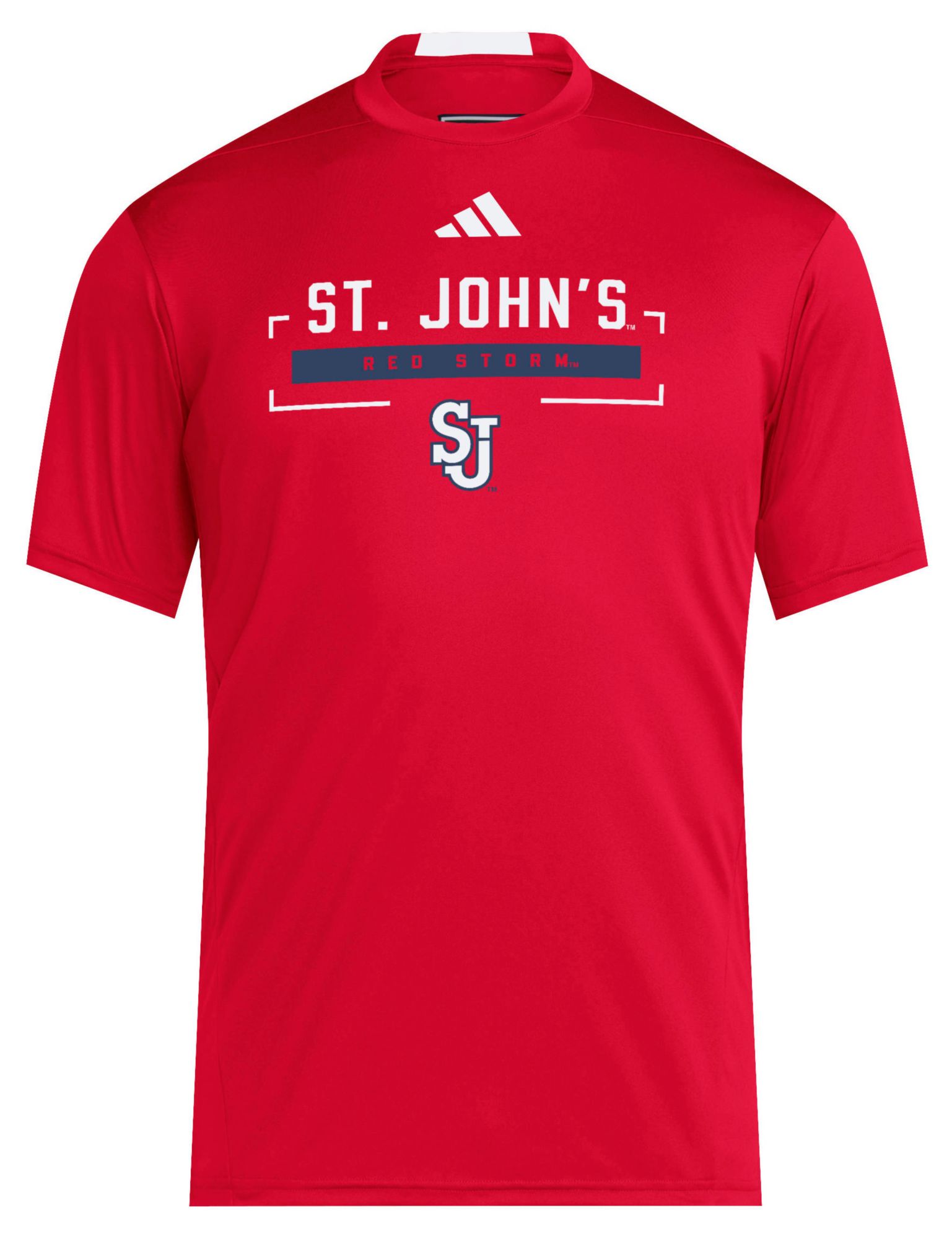 adidas Men's St. John's Red Storm Red D4T Icon T-Shirt