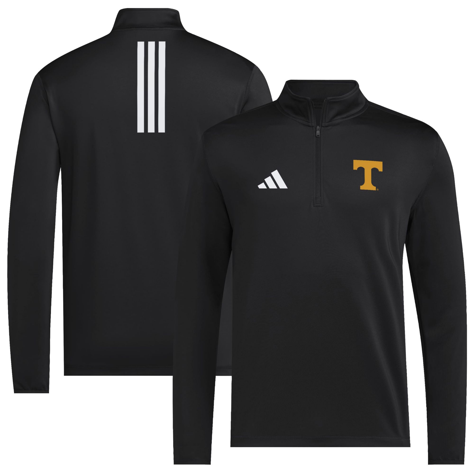 adidas Adult Tennessee Volunteers Golf Black 1/4 Zip Pullover