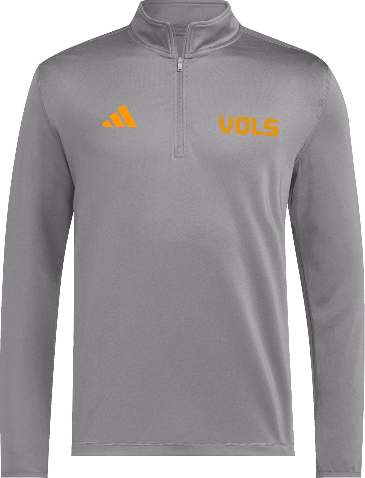 adidas Men's Tennessee Volunteers Gray Coaches Ultimate Cozy 1/4 Zip Jacket