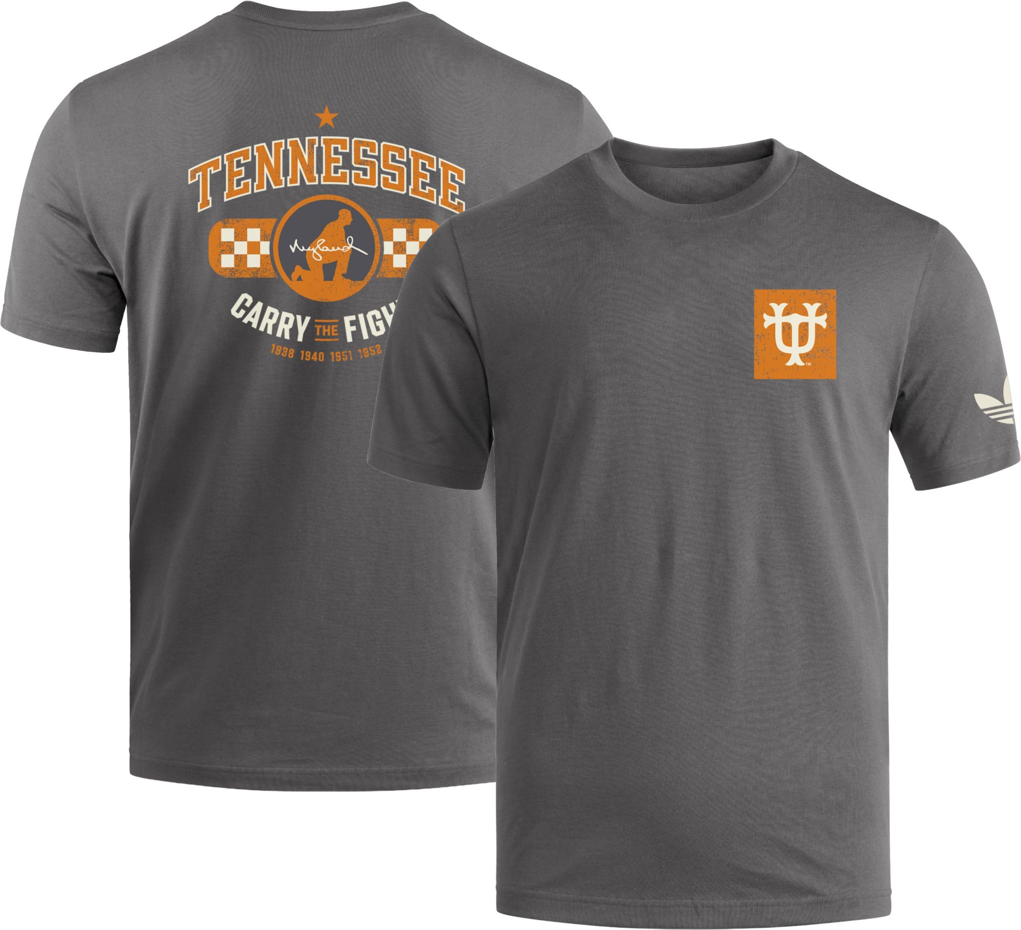 adidas Adult Tennessee Volunteers Originals Strategy Smokey Grey T-Shirt